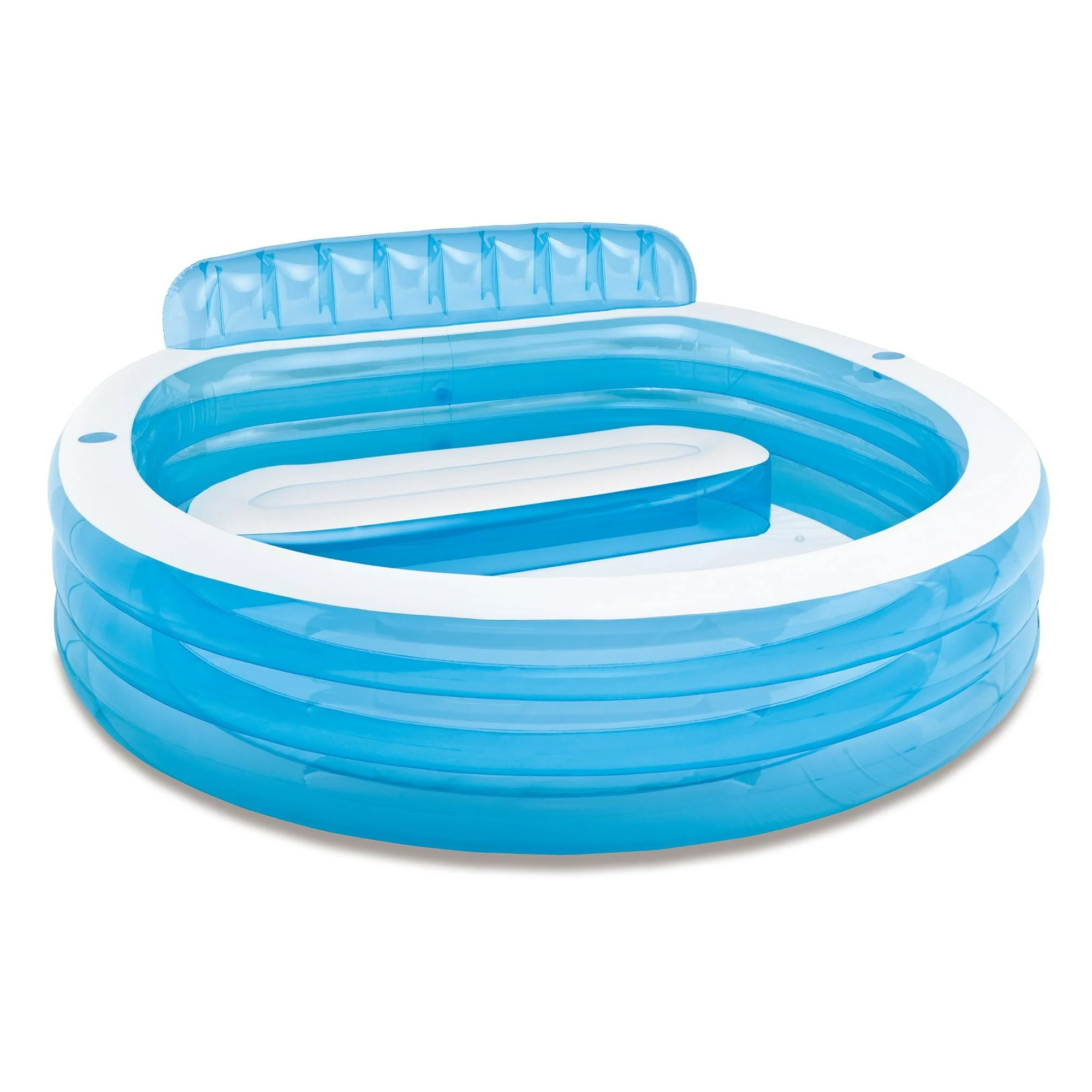 Intex Swim Center Inflatable Family Lounge Pool, 88" X 85" X 30", for Ages 3+ - image 4