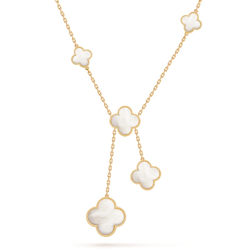Replicate Magic Alhambra necklace, 6 motifs(1:1 replica) - Original Replica Club