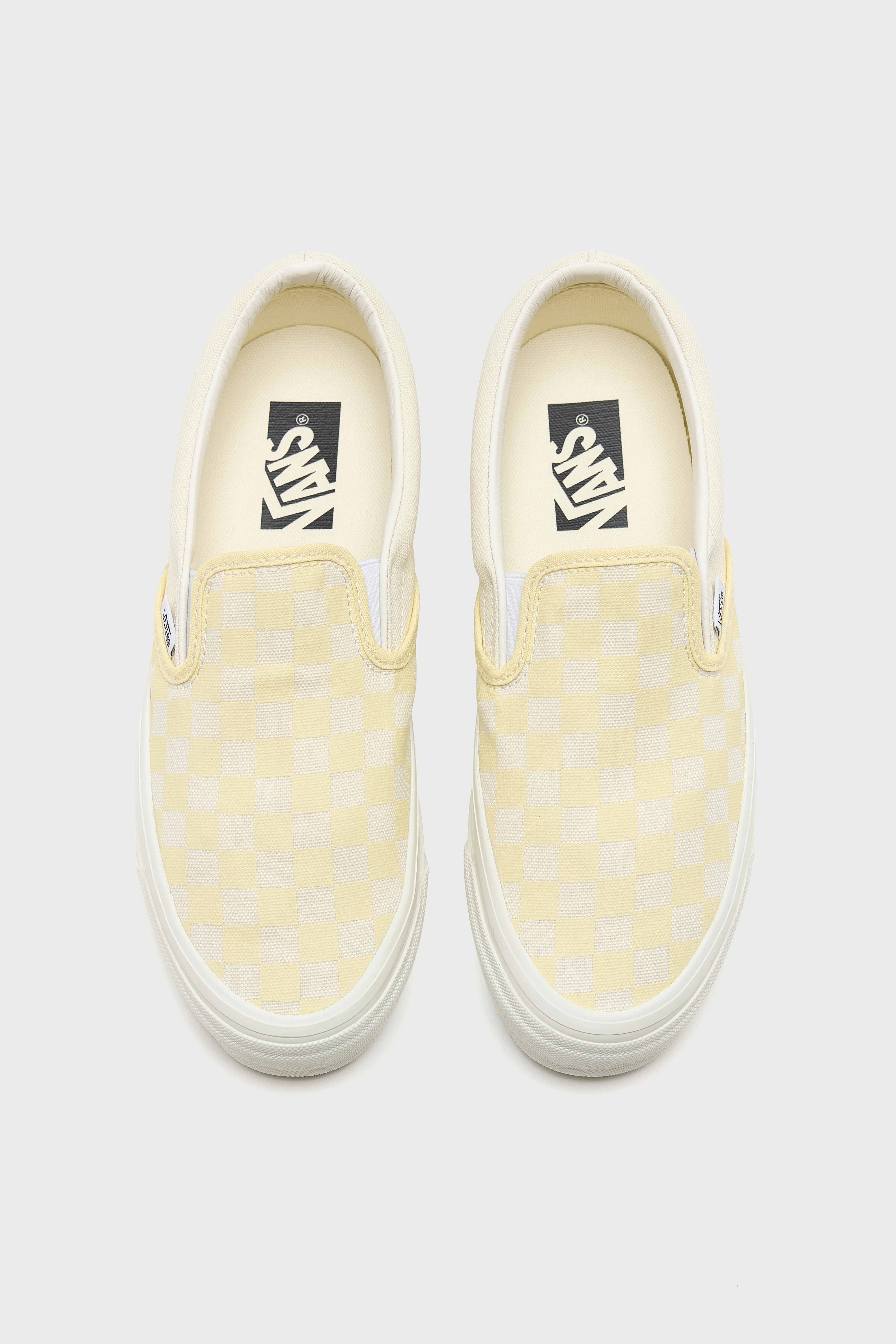 Bellerose Classic Slip-On Checkerboard Shoes for Women  (261 / W / YELLOW)