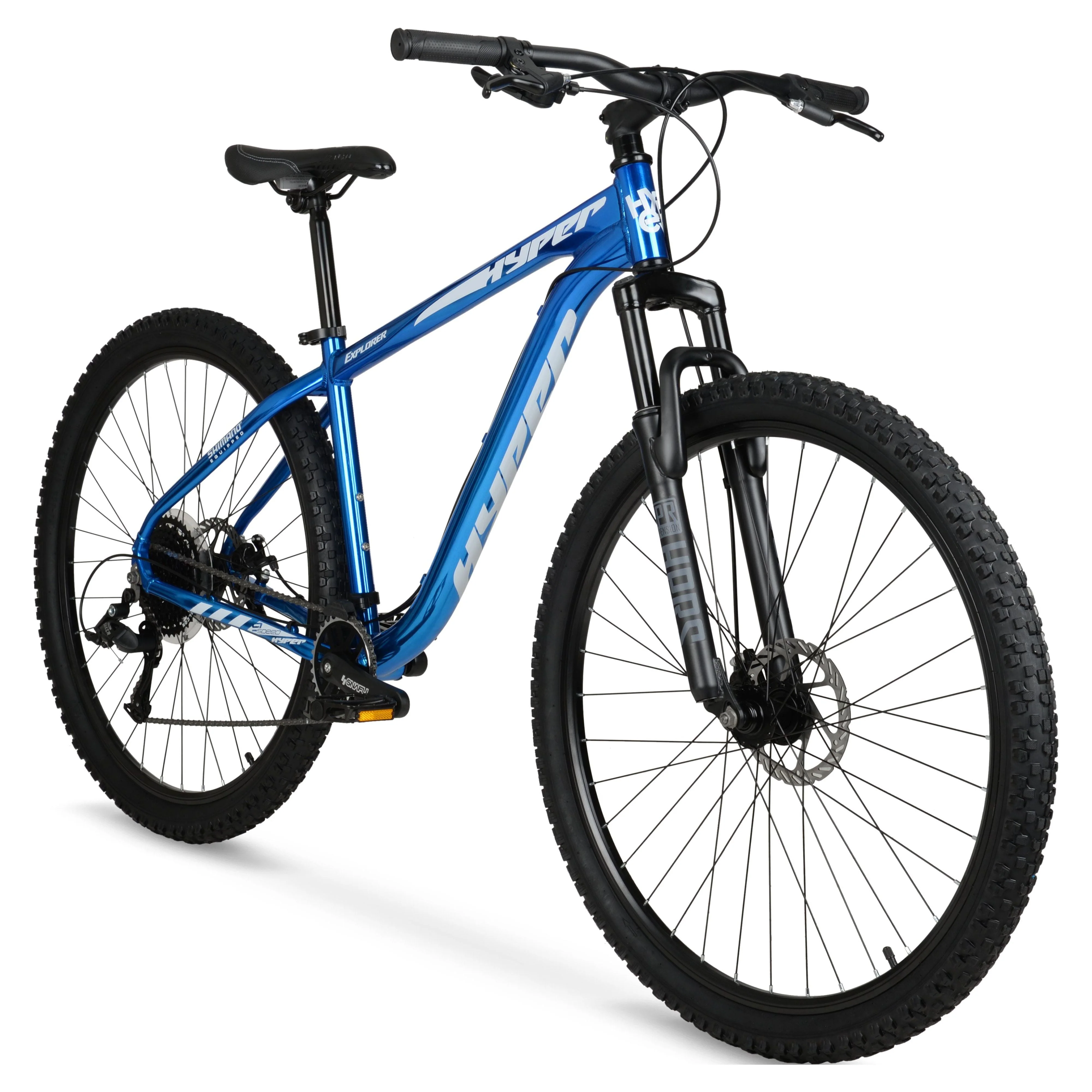 Hyper Bicycle Men's 29" Explorer Mountain Bike, Hard Tail, Blue - Image 13