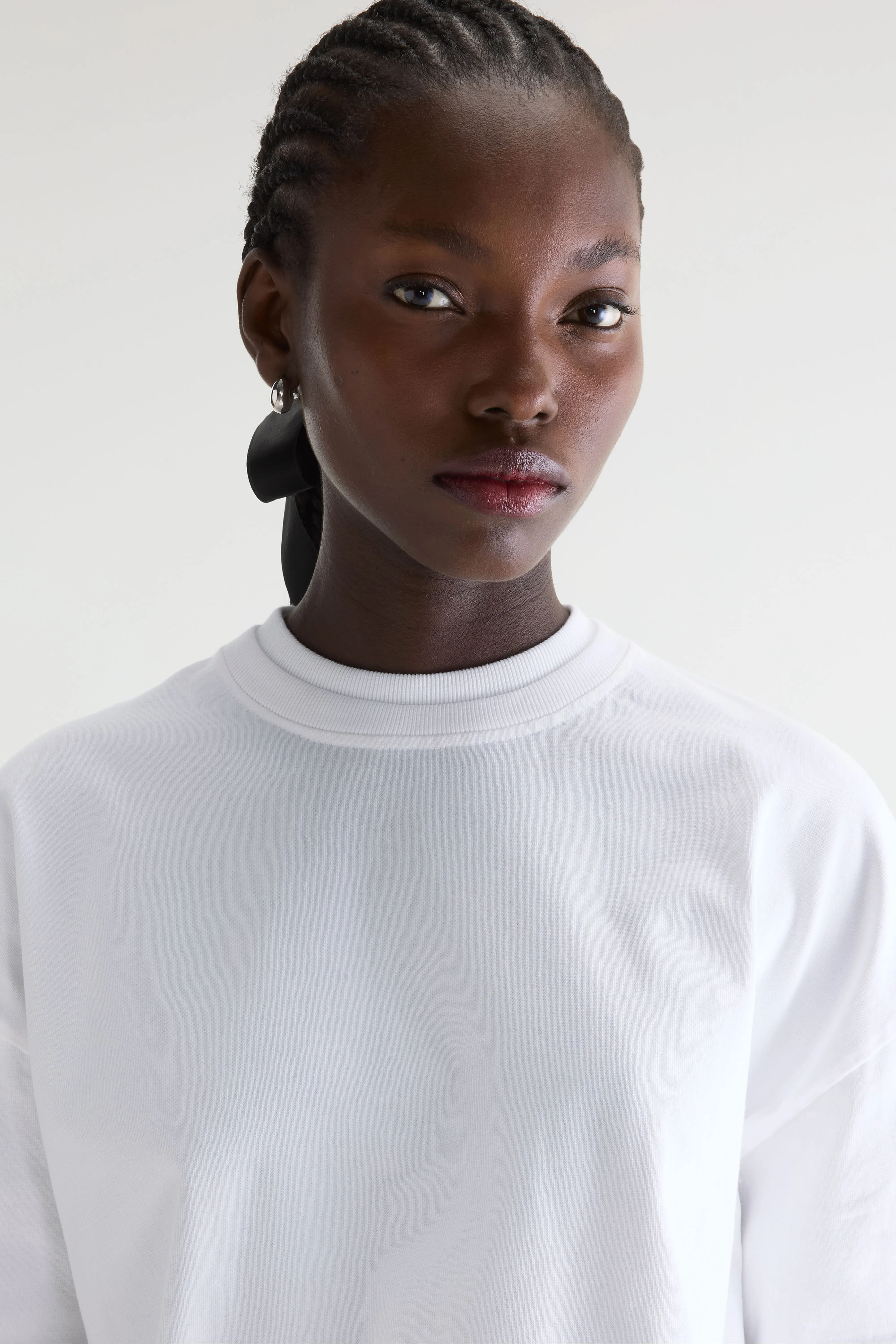 Bellerose Fan cropped t-shirt (261 / W / WHITE)