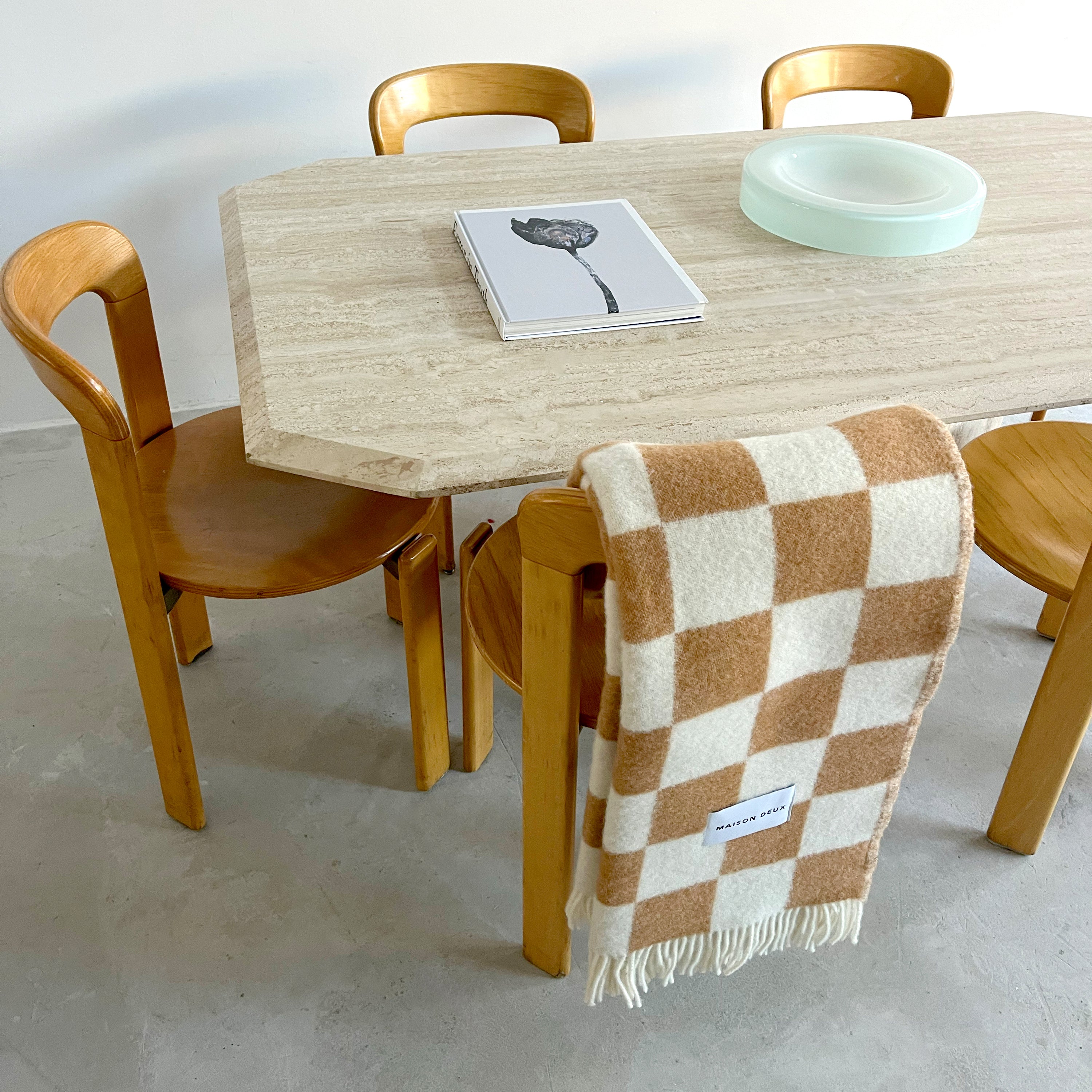 Maison Deux Checkerboard Plaid - Terra / Wit