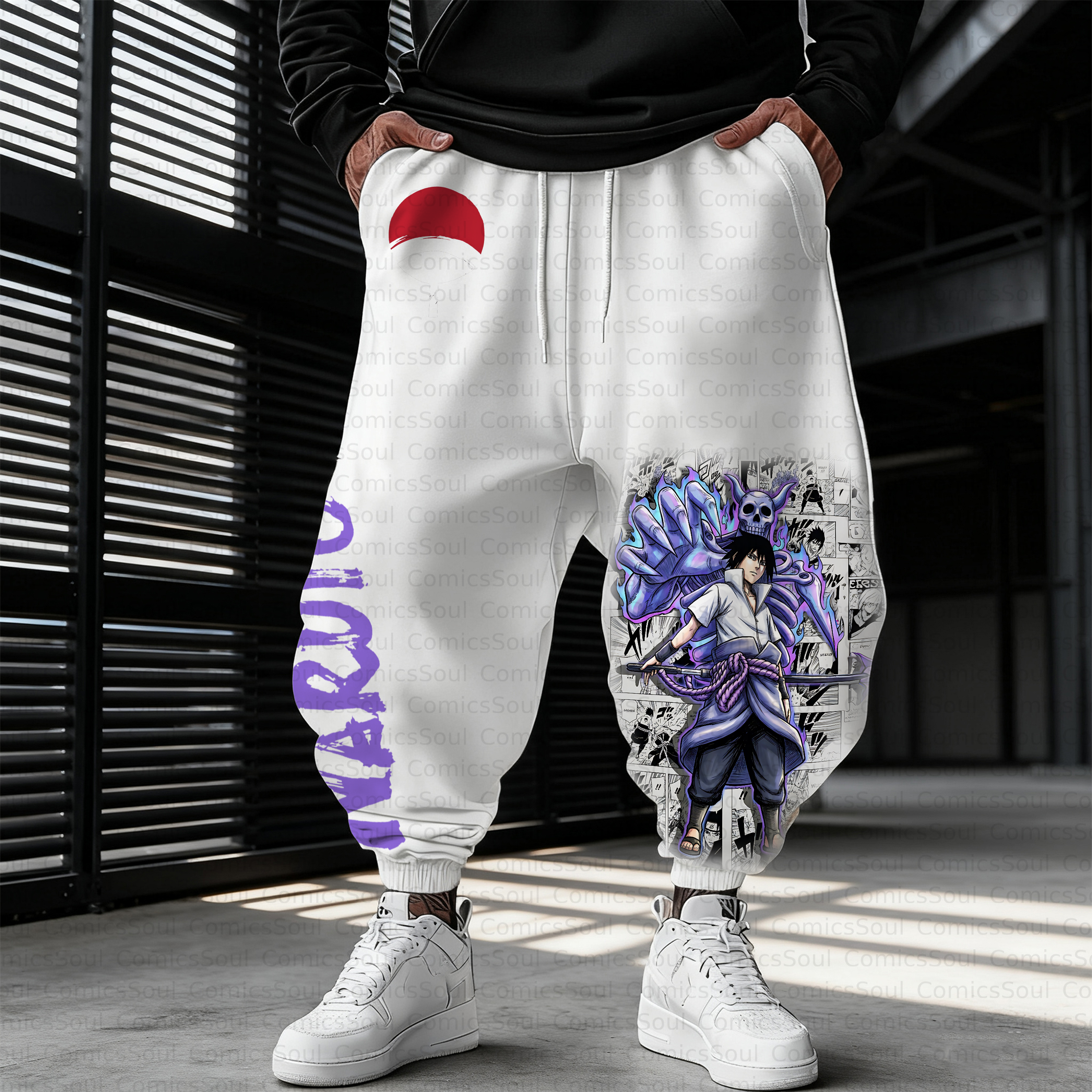 Unisex Casual Anime Streetwear Pant