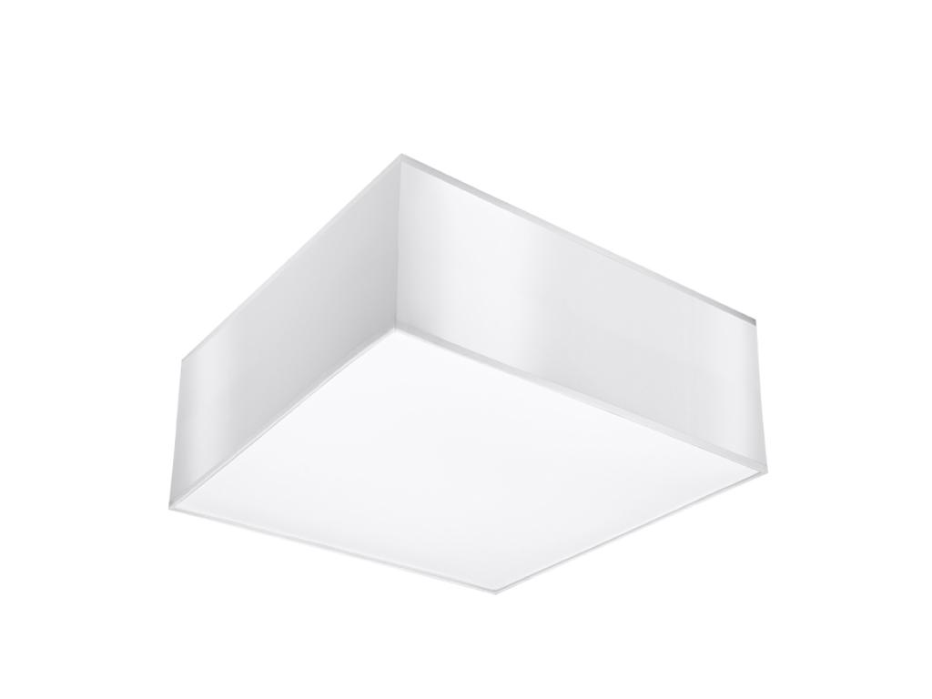 Lámparas de techo Horus minimalista de CLORURO DE POLIVINILO - 1 fuentes luminosas - L.25 x A.11 cm - blanco