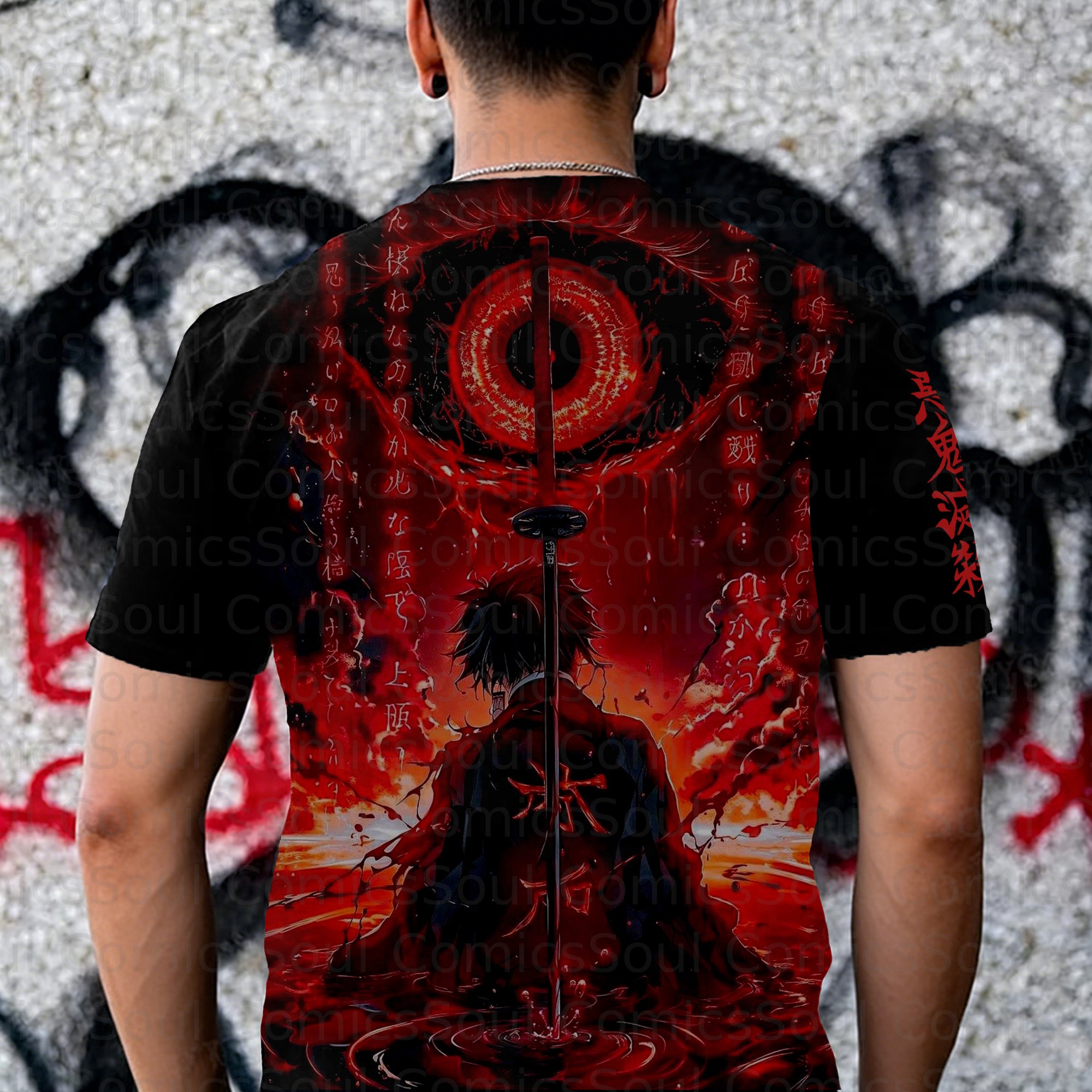 Unisex Anime Inspired Vintage T-Shirt