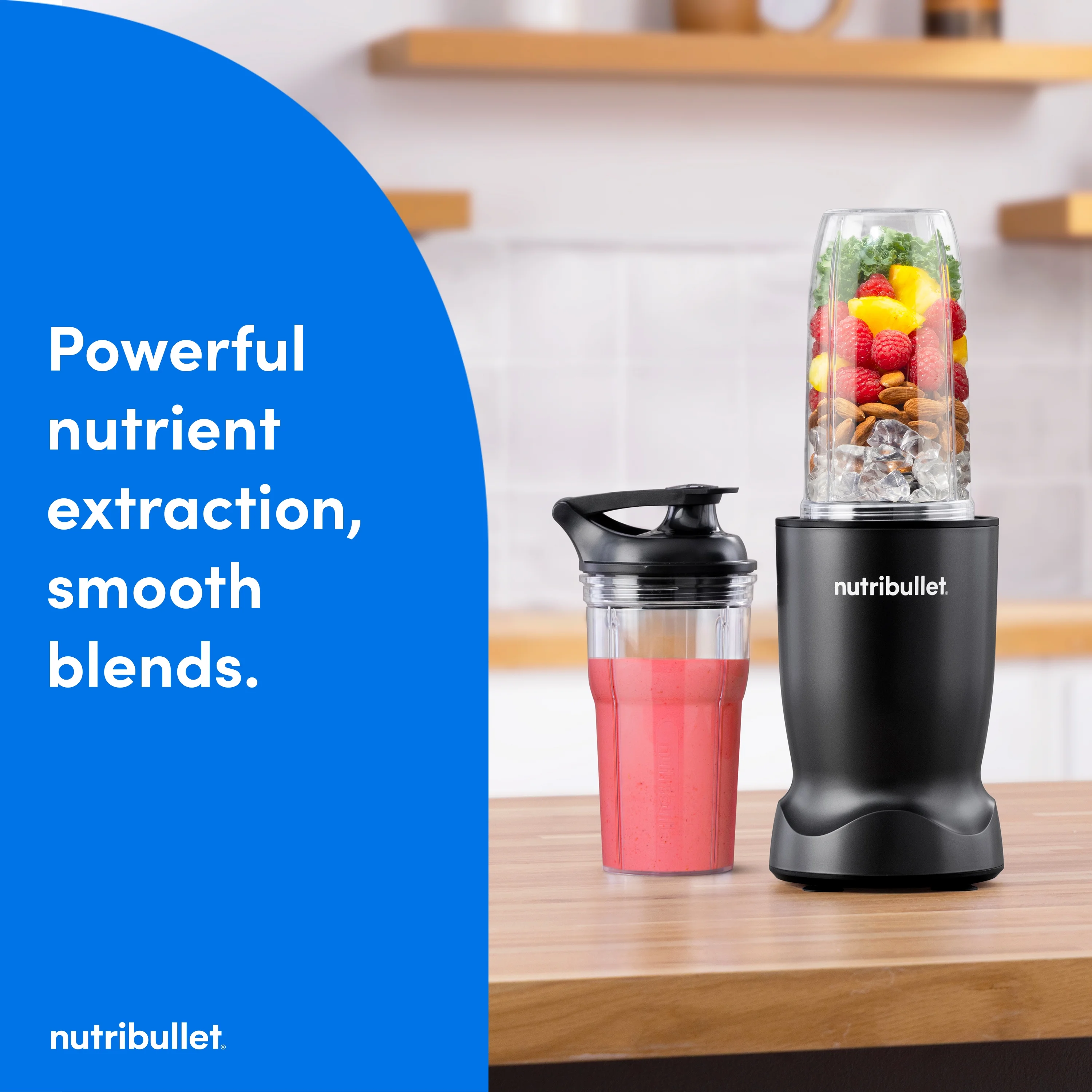 nutribullet Turbo Single Serve Blender NB10400AK, 1000W Matte Black - Image 2