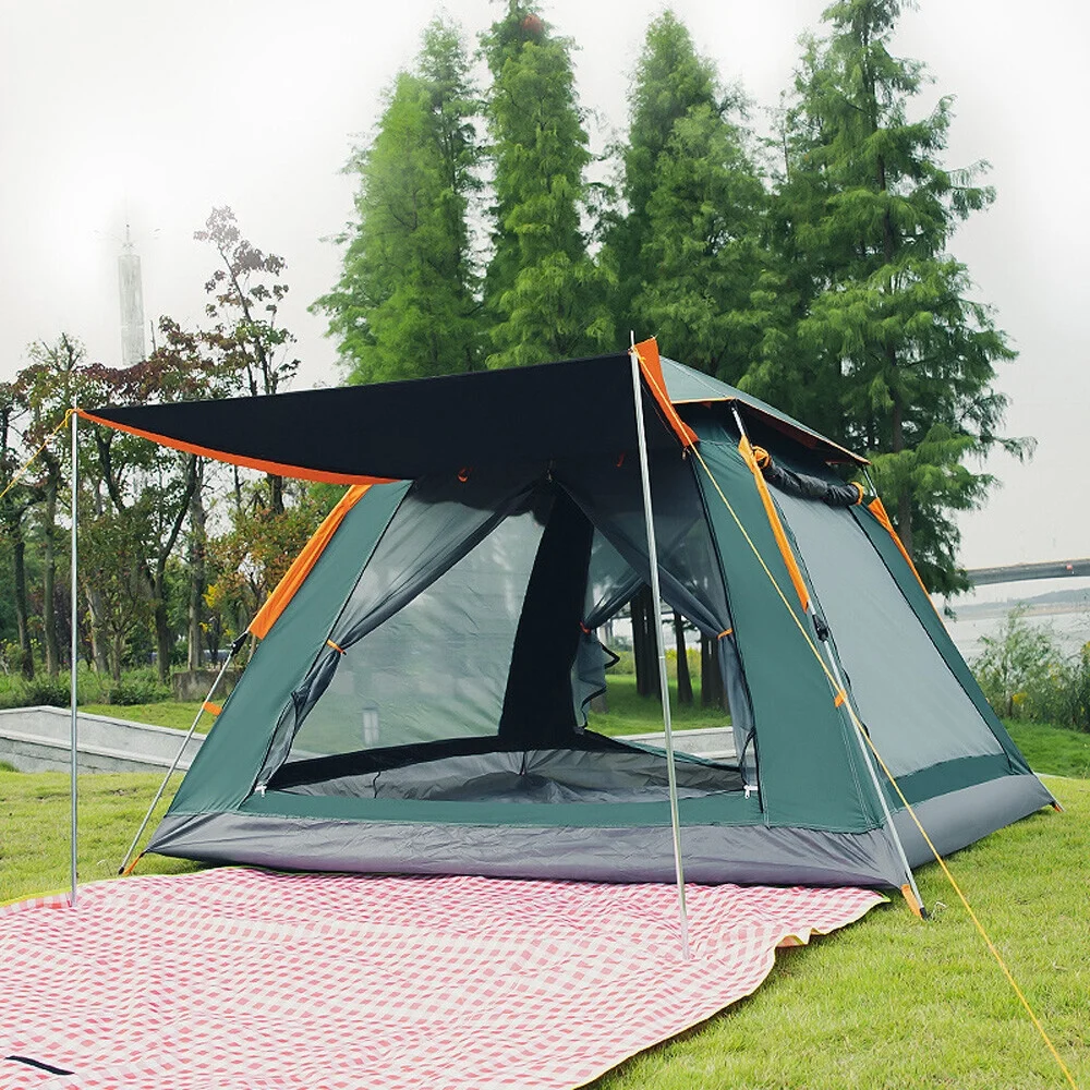 4 Person Family Camping Tent 4 Season Waterproof Anti-UV Windproof Tents Family - Image 8