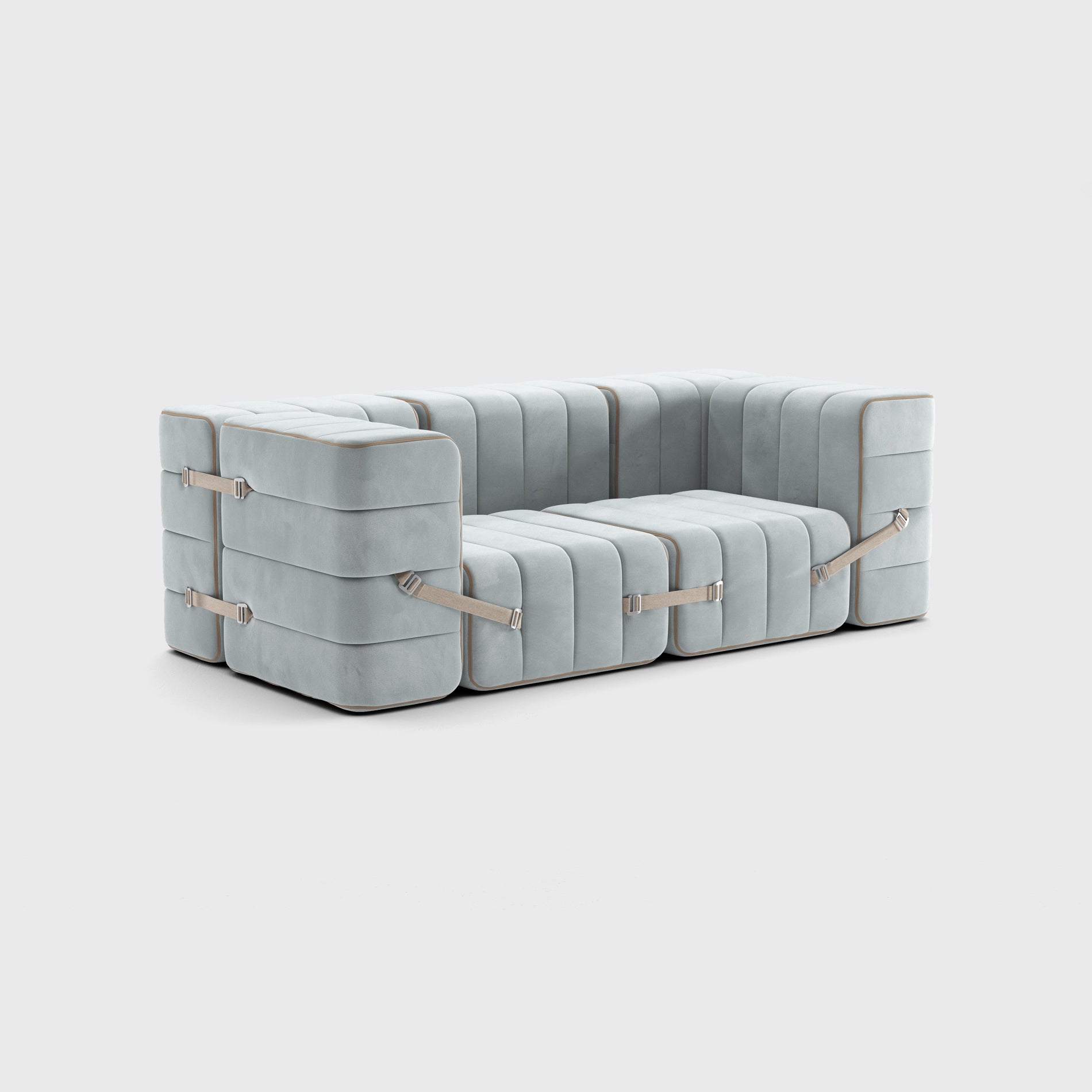 Curt-Set 7 - Barcelona - River (licht blauw)