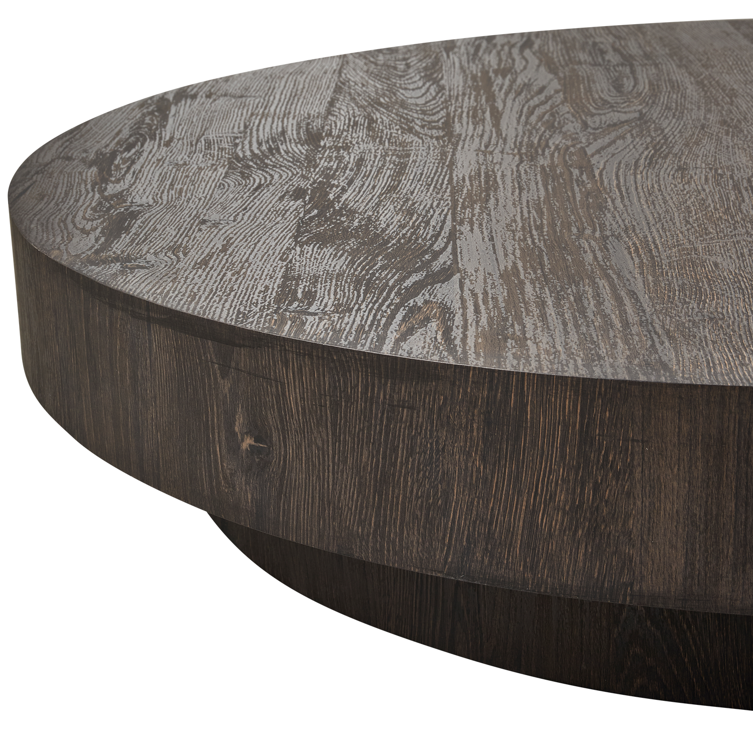 vtwonen Shield Too Salontafel - MDF - Donkerbruin - 20x100x100