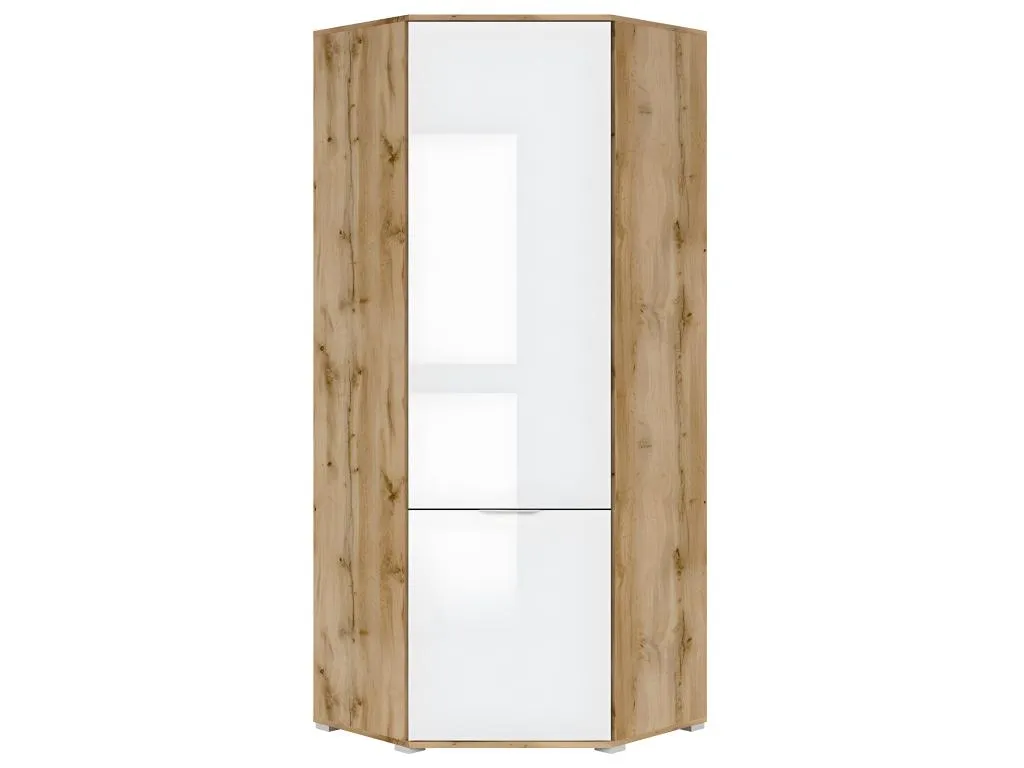 Armario de esquina 2 puertas Mobtrendy Blanco y Mobtrendy 33087yrtw