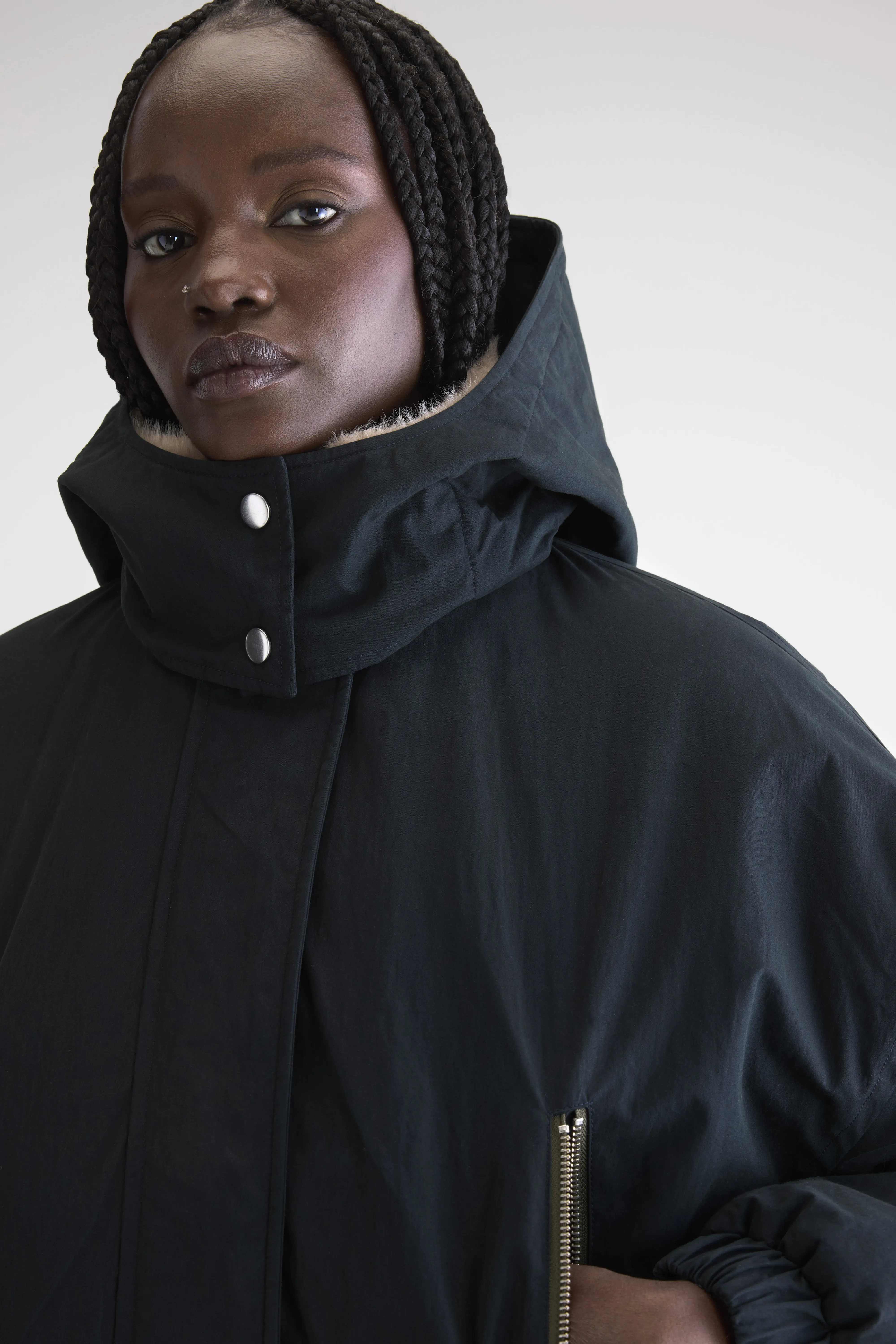 Bellerose Herna cropped jacket (252 / W / BLACK BEAUTY)