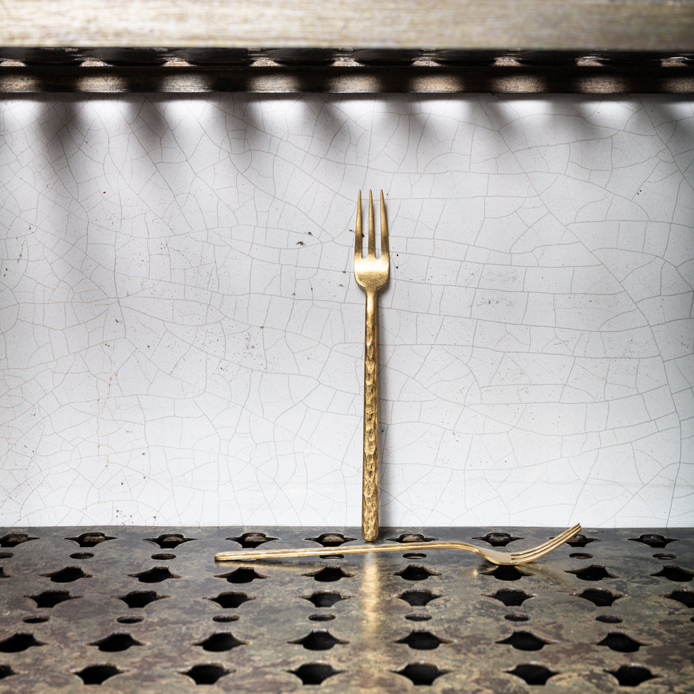 Fourchette de table - Or