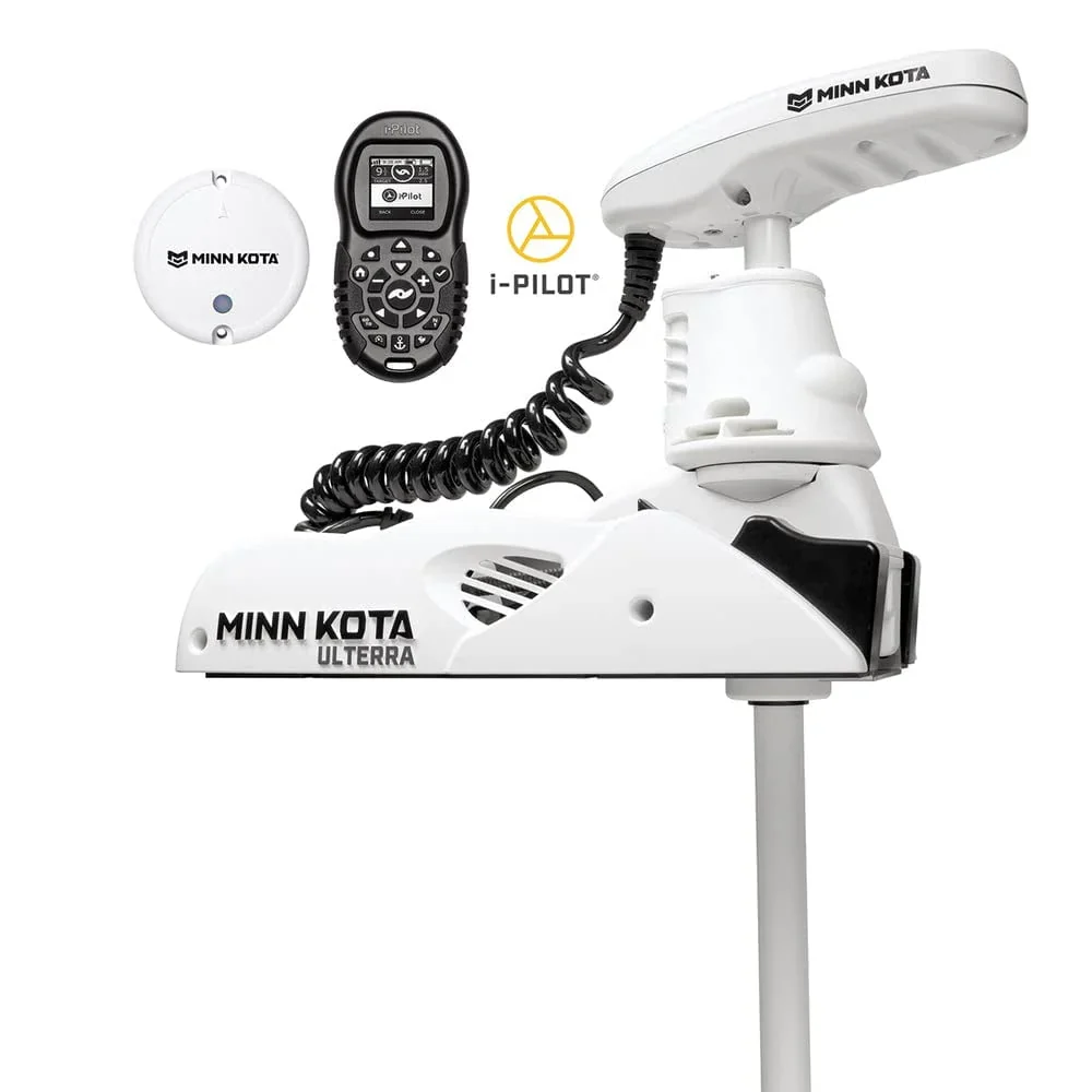 Minn Kota 1358965 Riptide Ulterra Salt Water Trolling Motor with i-Pilot 112 lb. Thrust, 60