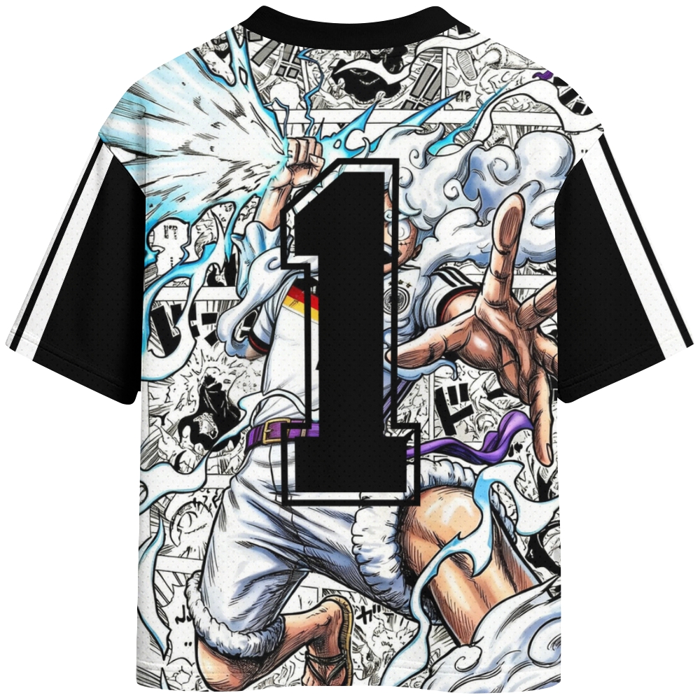 One Piece Crew Neck Football Jersey