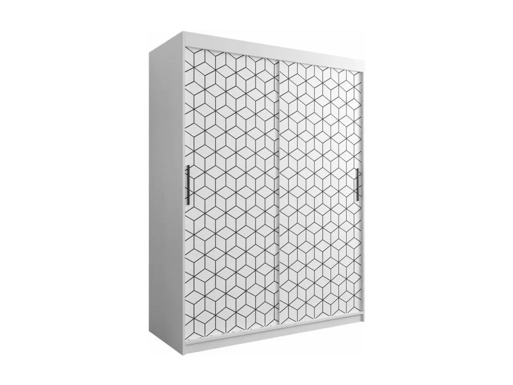 Armario Micasacool 282 Blanco 200x150x62cm Puertas de armario - Correderas