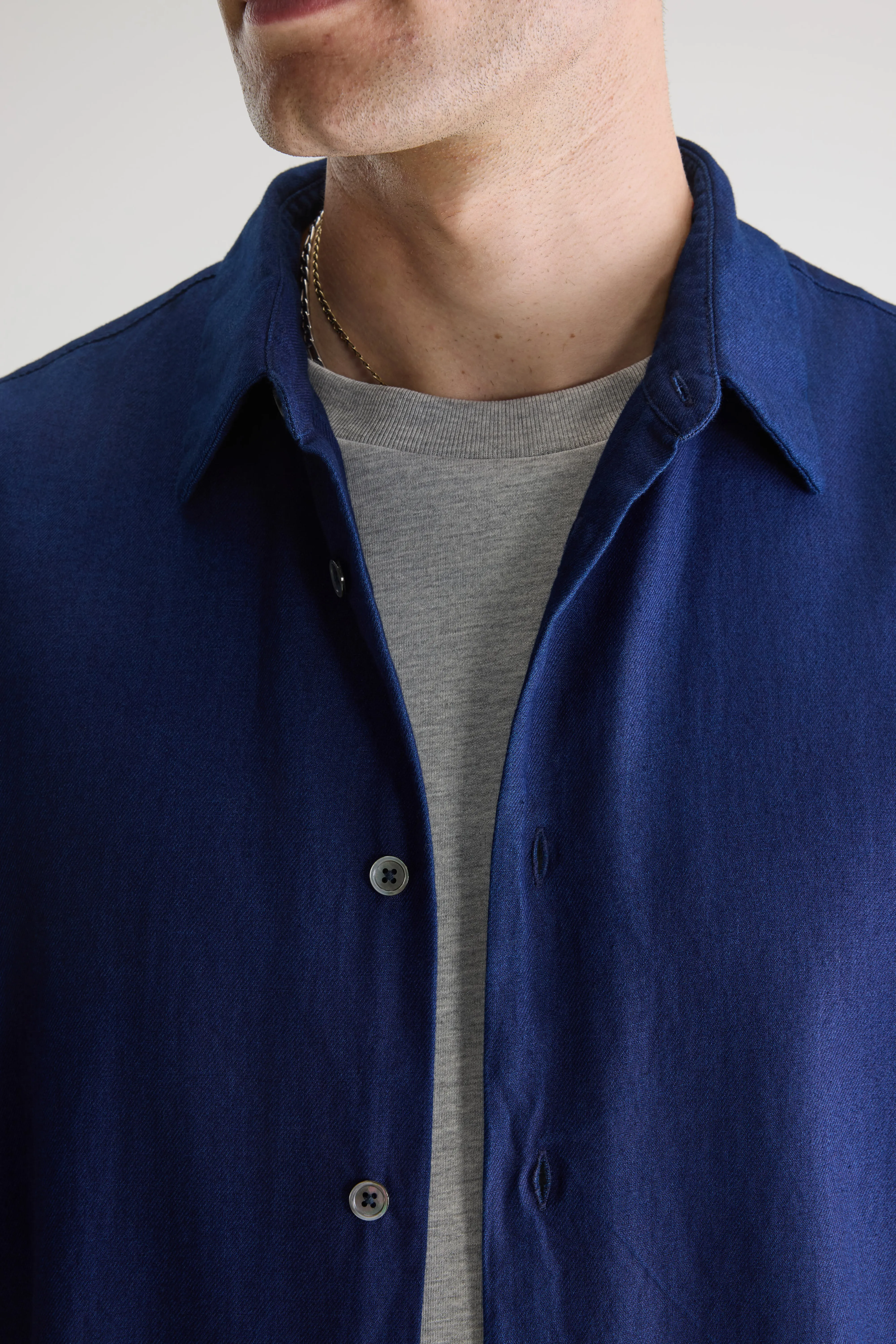 Bellerose Flip relaxed shirt (261 / M / INDIGO)