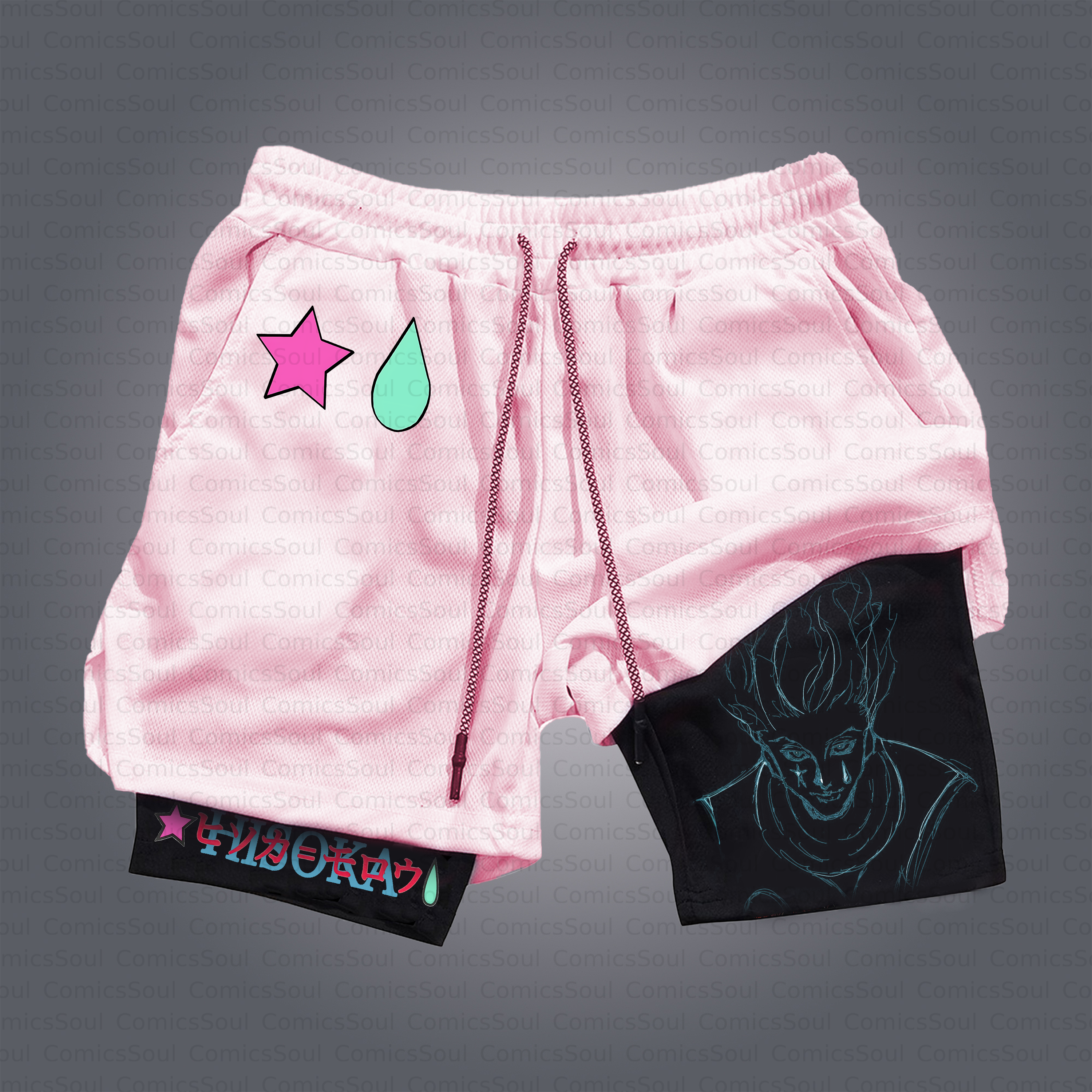 Unisex Casual Anime Style Shorts
