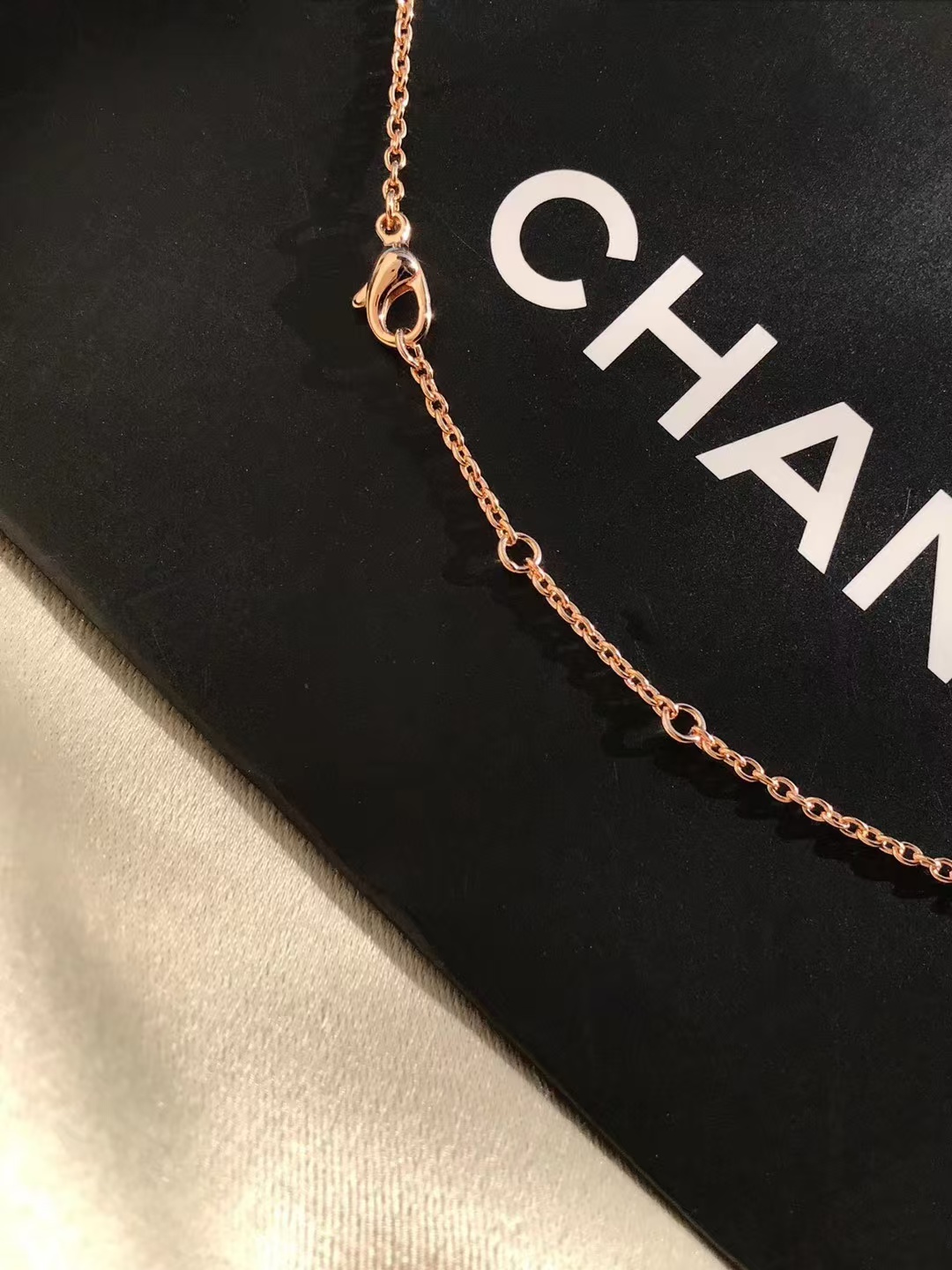 Chanel Coco Crush Rose Gold Necklace - Original Replica Club
