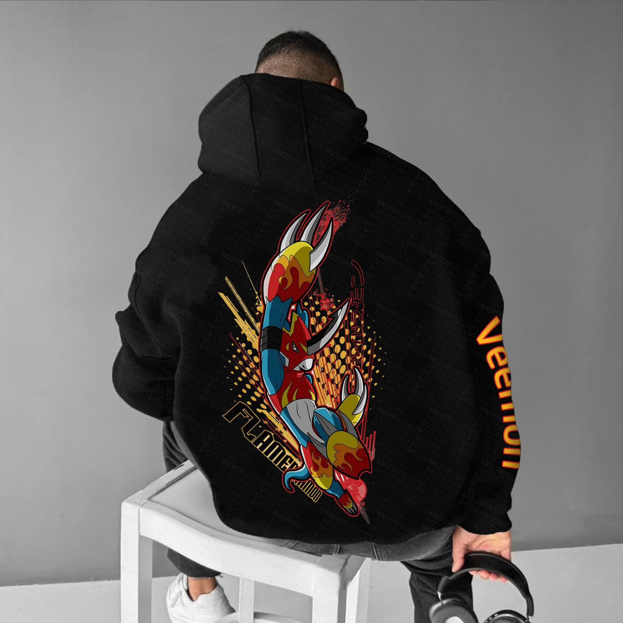 Unisex “Comicssoul” Anime Style Retro Hoodie