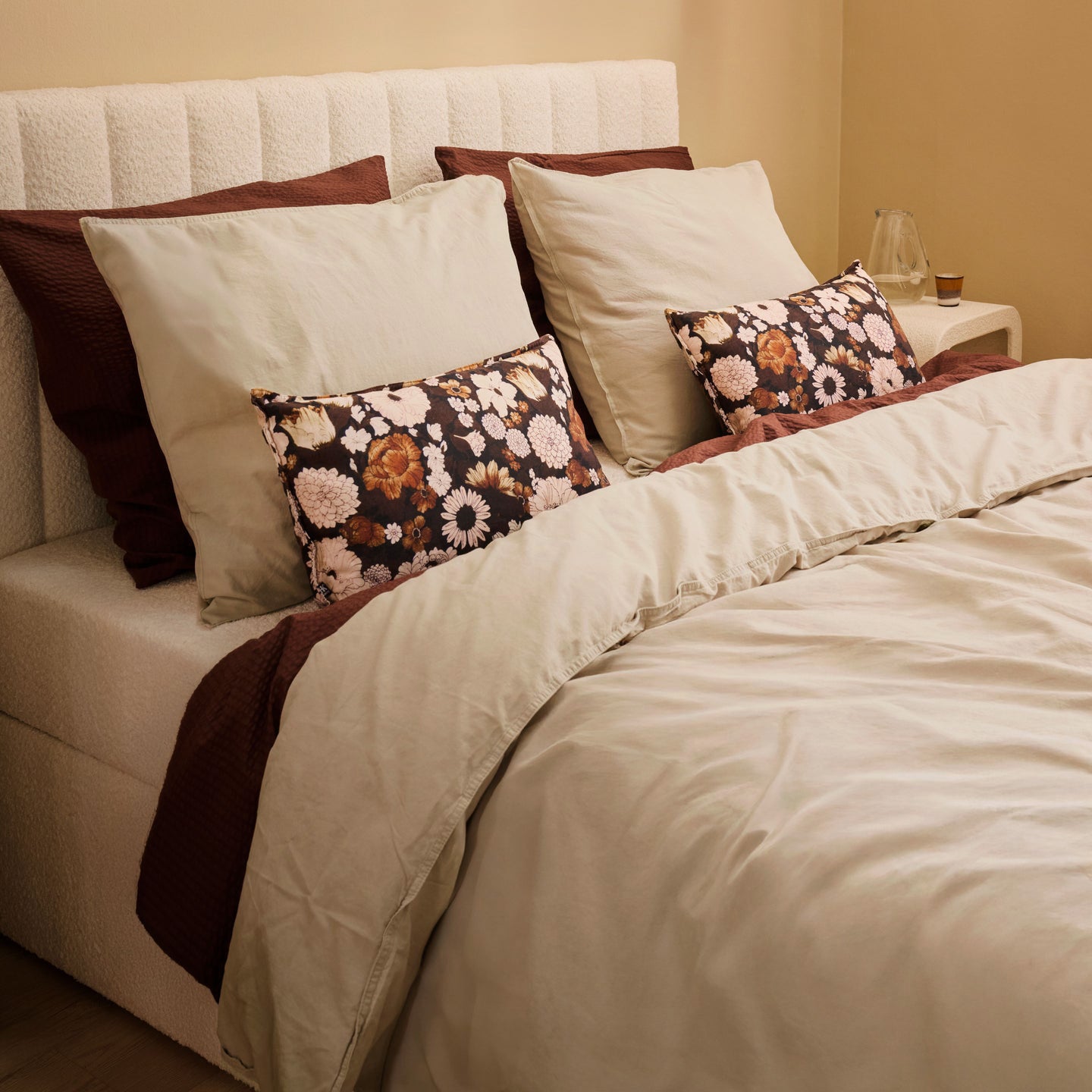 by fonQ Fresh Dekbedovertrek 200 x 200/220 cm - Light Sand