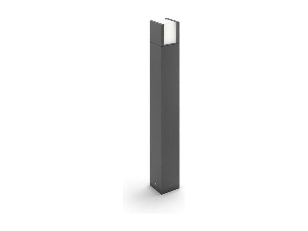 Baliza Exterior LED 6W Superficie Pie 77cm Post Arbour Antracita 4000K