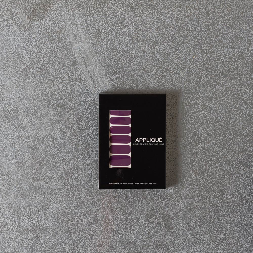 Nail patch - Mauve Noir - Appliqué