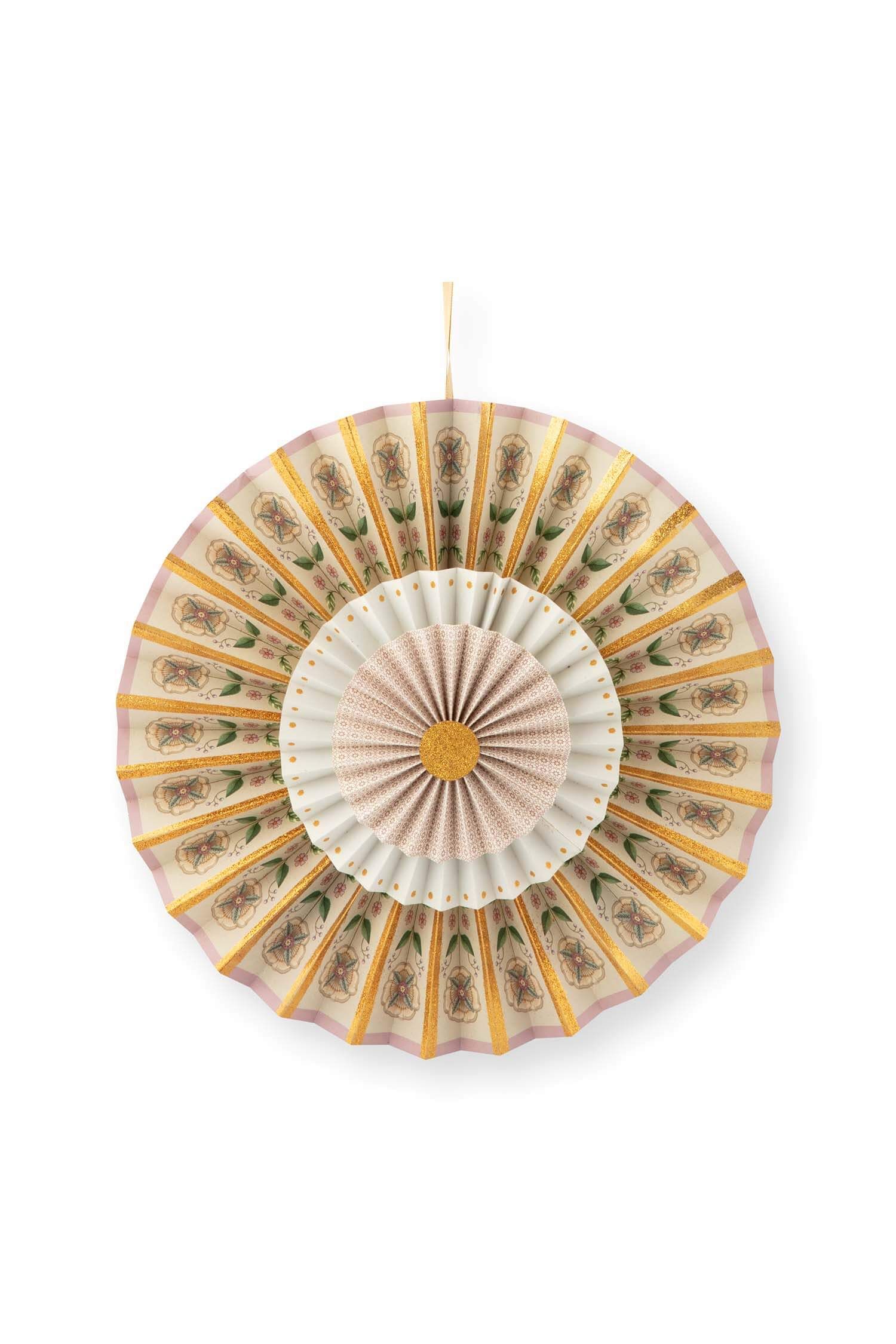 Rosette Paper Lilac 35cm