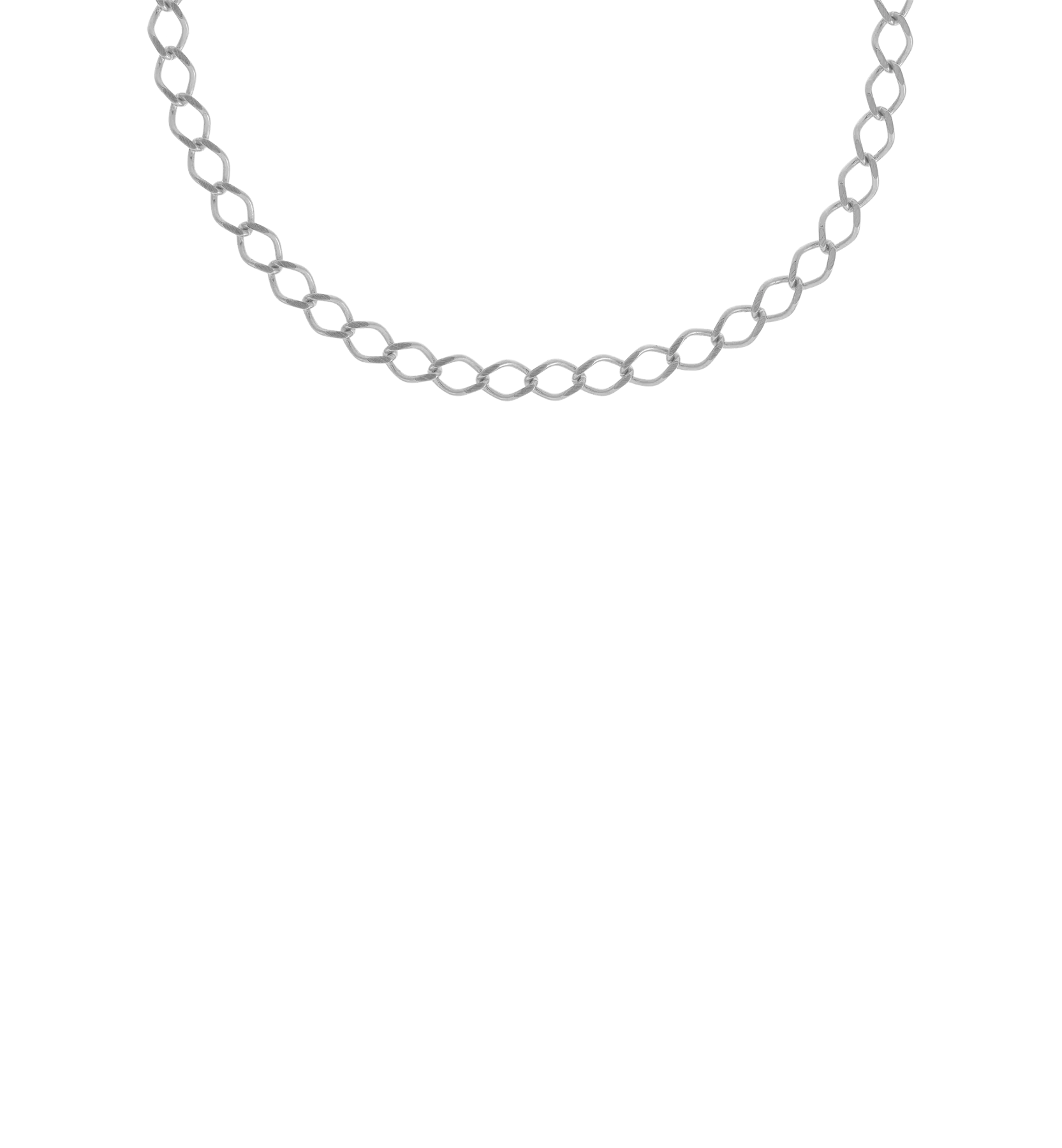 Rombo Plain Kids Bracelet Silver