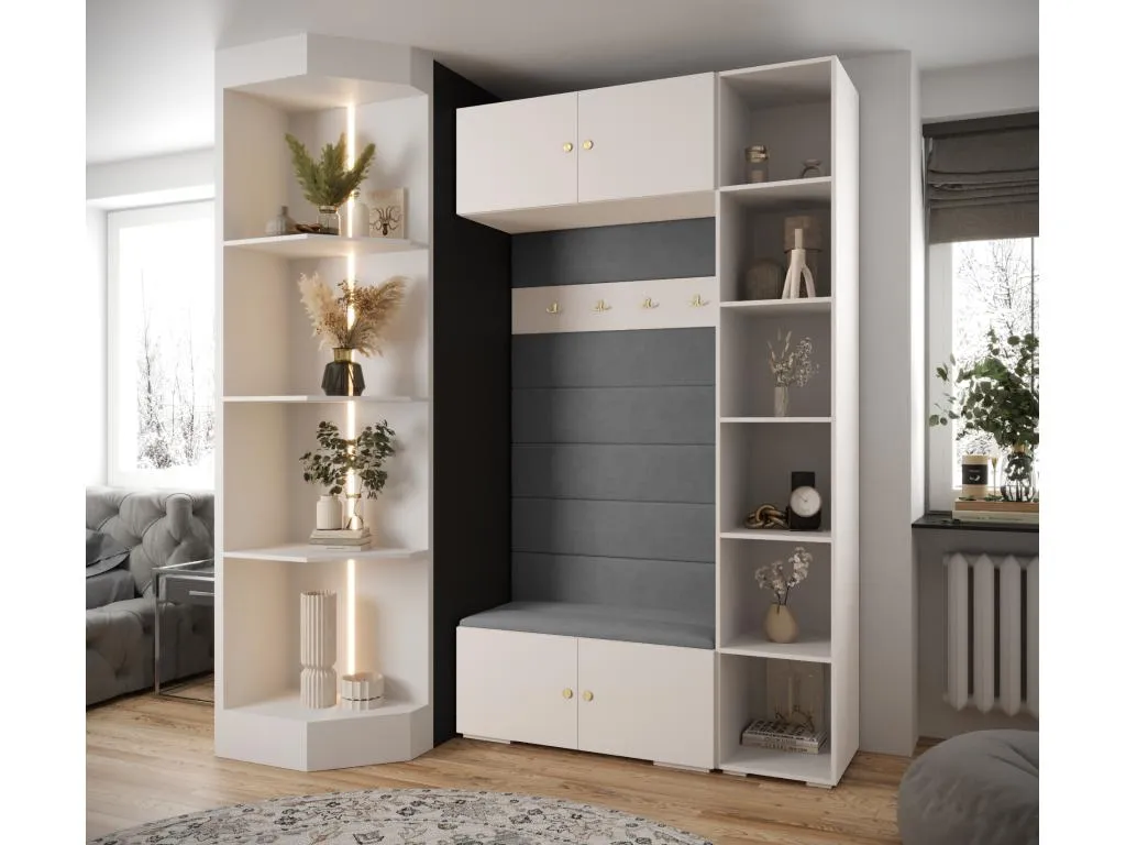 Boverdeco 2 armario con puertas batientes 236.7/140/47