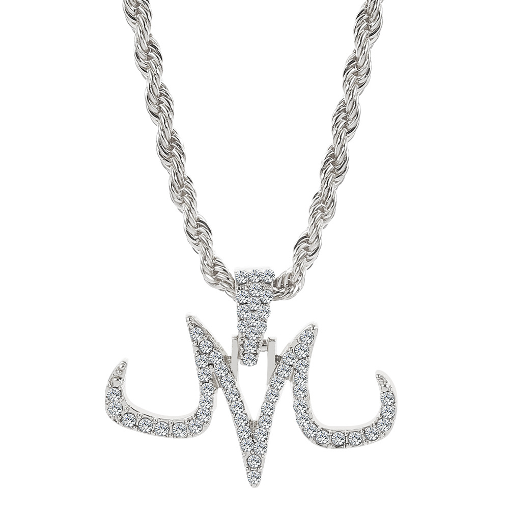 Unisex Anime-related Letter M Necklace TeeThreads Sustain the Scene with Custom Apparel