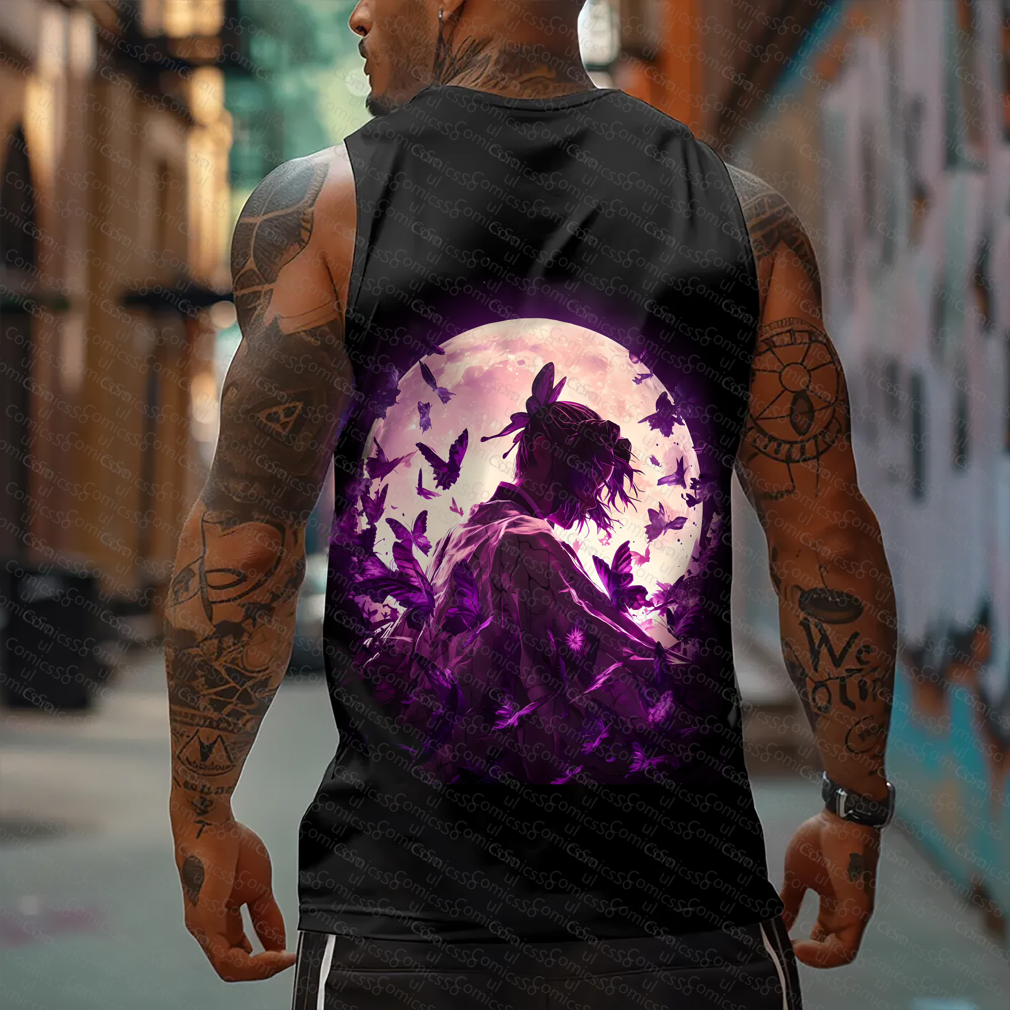 Unisex  “Comicssoul” Casual Anime  Tank Top