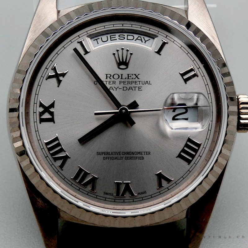 Rolex Day-Date 118239 Rhodium Roman Dial 36mm Unisex Replica Watch