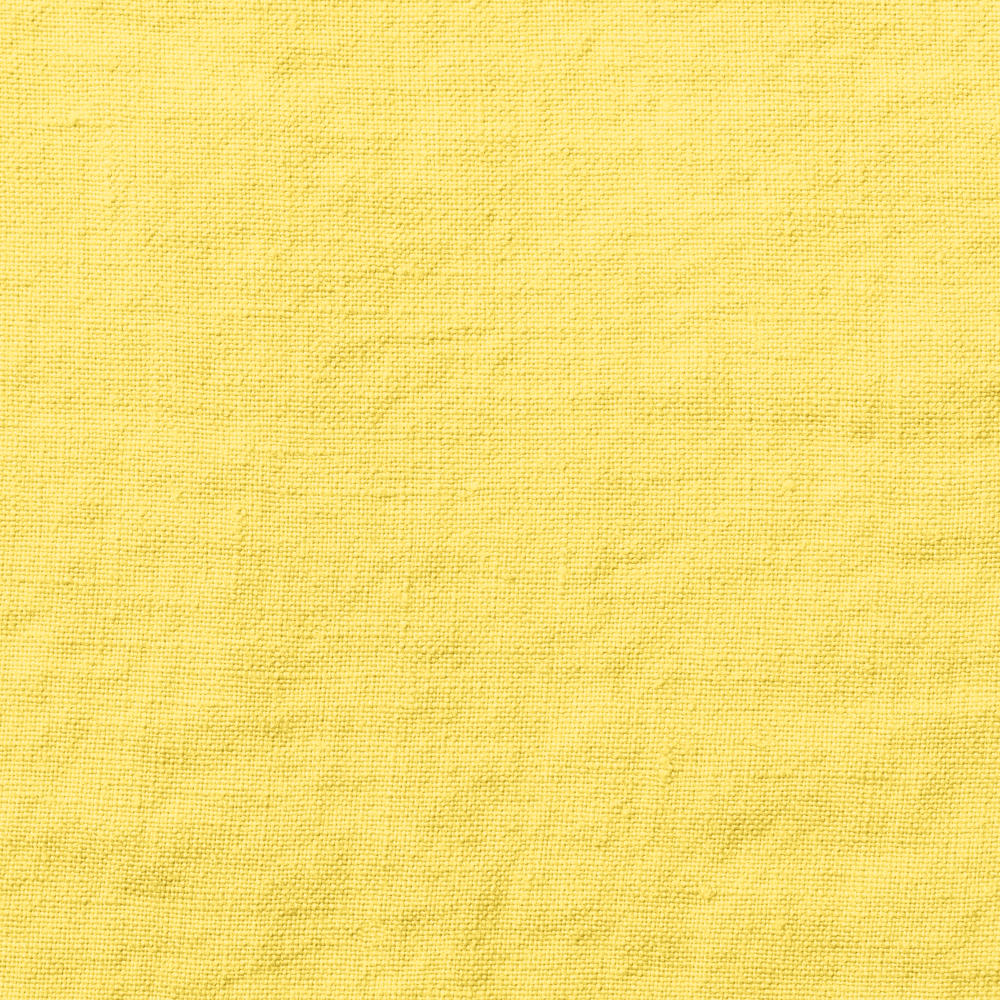 Nappe en lin lavé - Jaune Citronnade