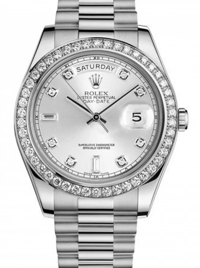 Rolex Day-Date 36mm Silver Dial 118346