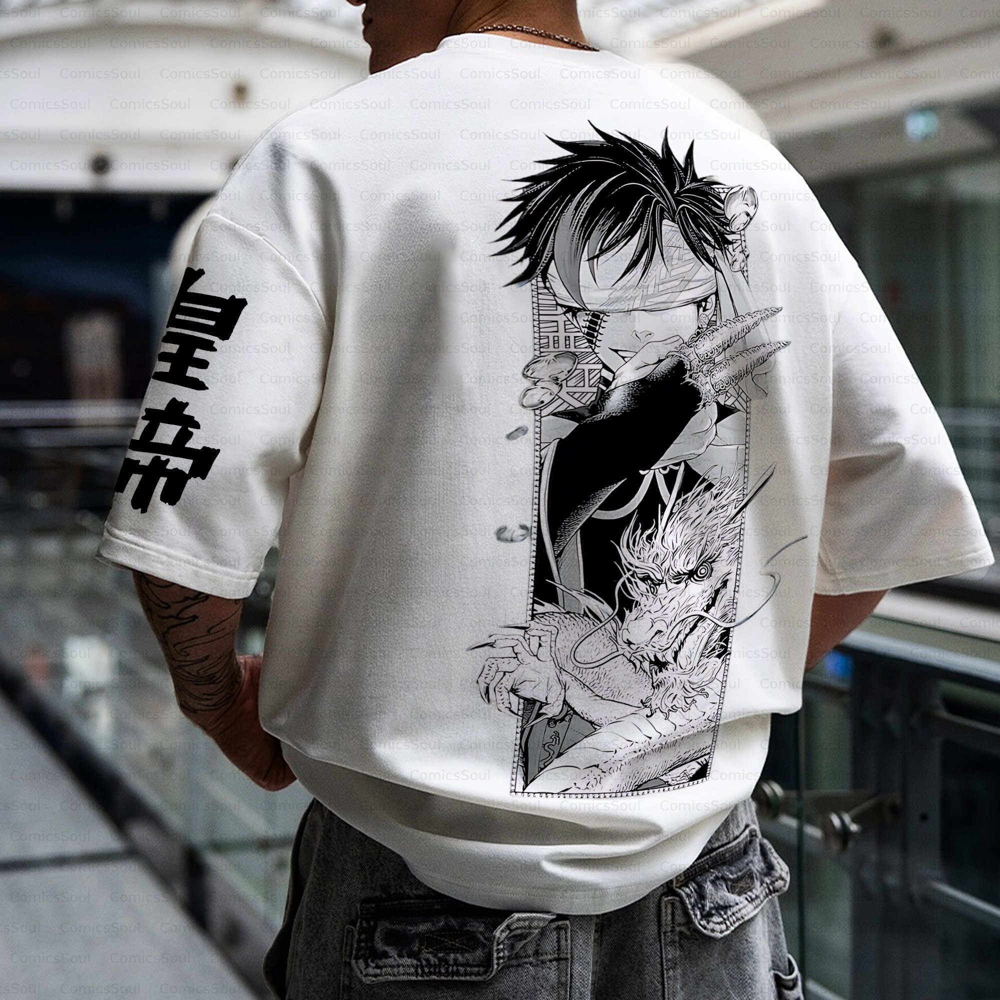 Unisex Anime Inspired Vintage T-Shirt