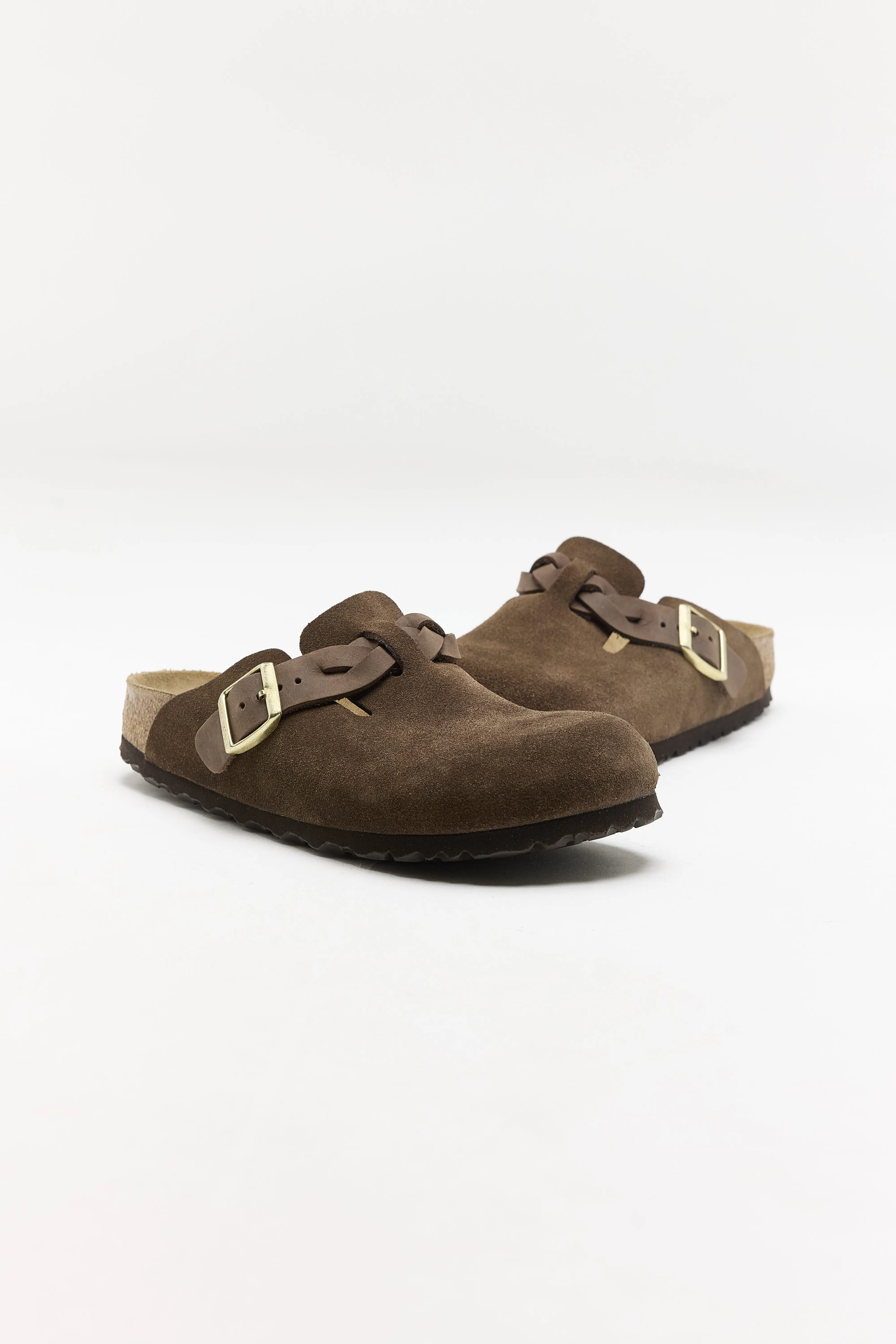 Bellerose Boston Braided Suede for Women (261 / W / DARK BROWN)