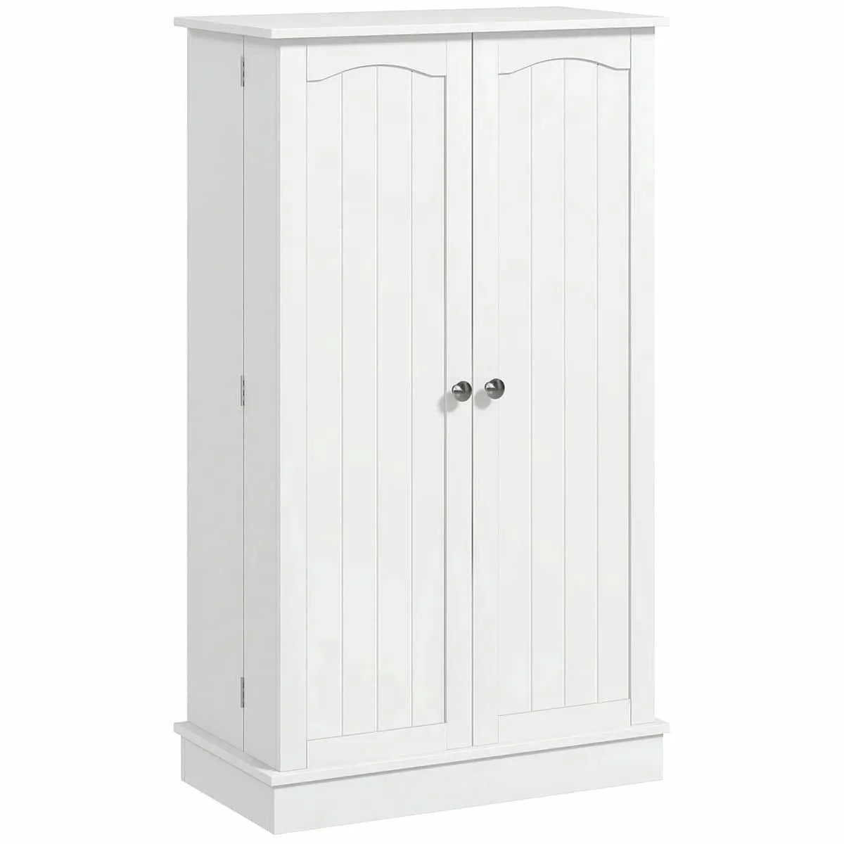 Spaco 17-Tier Kitchen Small Pantry Cabinet with 2 Doors and 6 Adjustable Shelves, Cabinet Pantry, Freestanding 5-Tier Shelving Pantries for Kitchen Storage, Gray - Image 45
