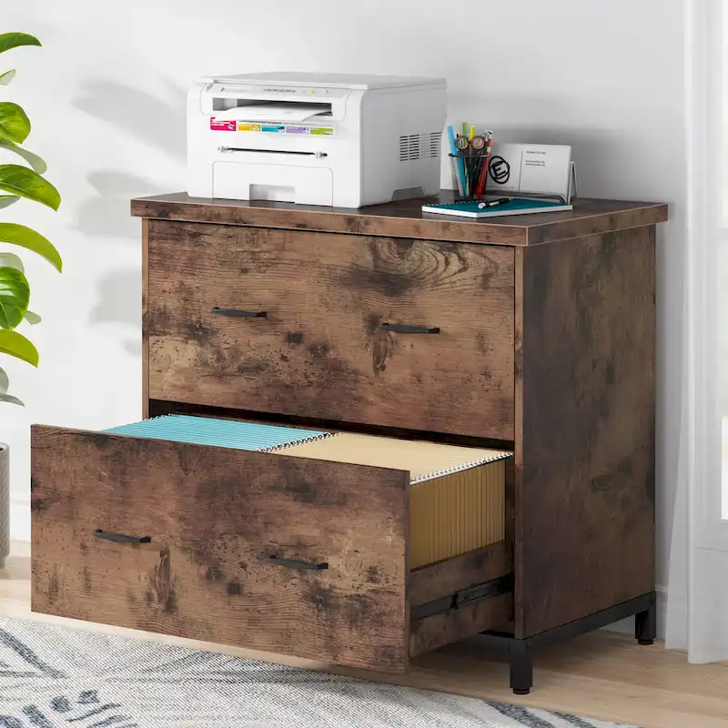 2-Drawer Lateral File Cabinet for Office Organization