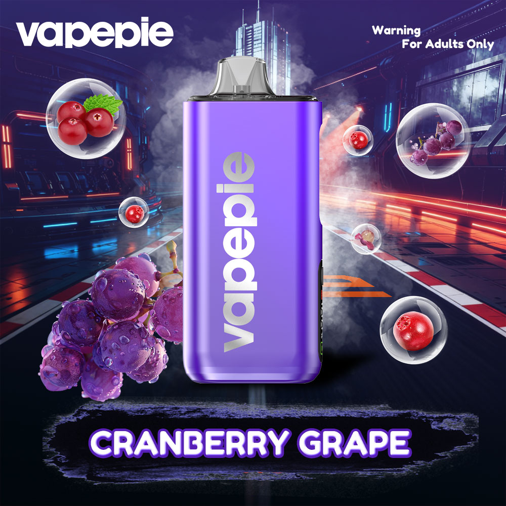 CRANBERRY GRAPE & VAPEPIE Pro 40000 PUFFS