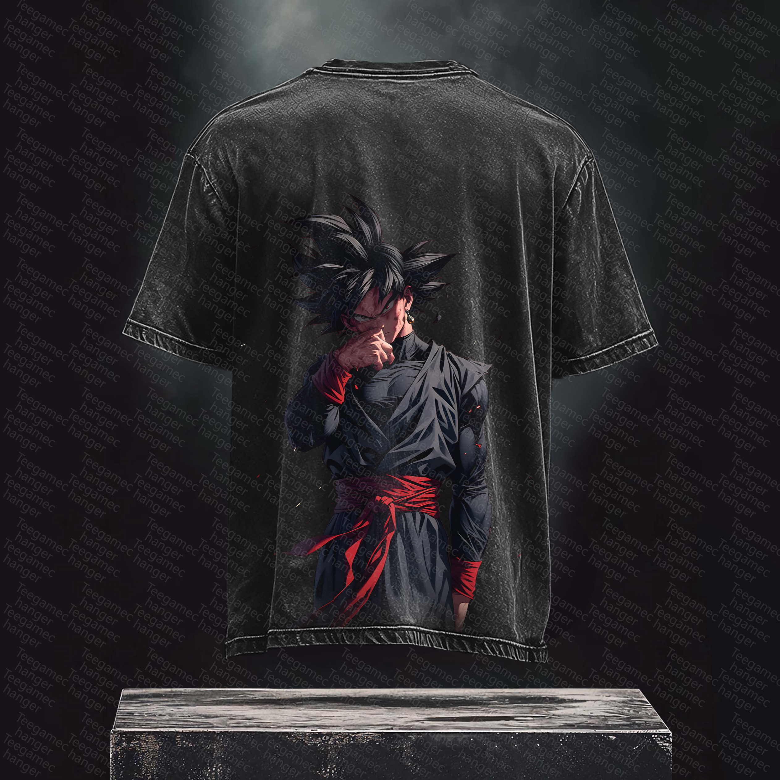 Unisex High Quality Inspired Vintage Washed 3D Direct Injection T-Shirt
