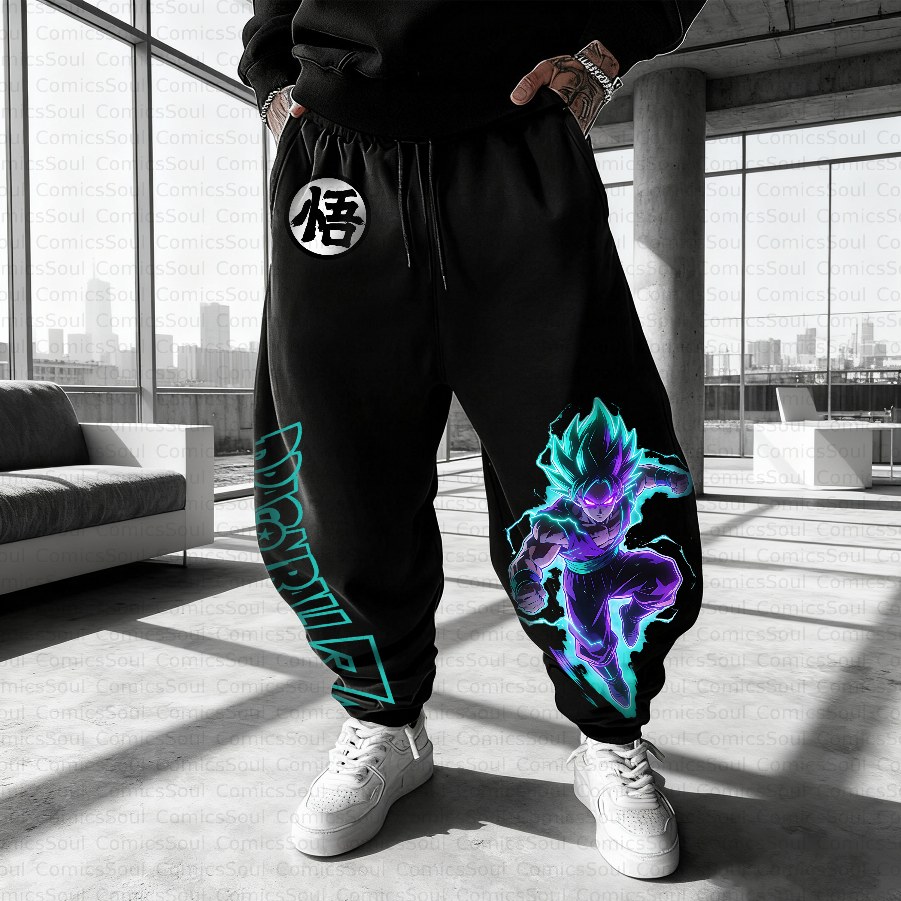 Unisex Casual Anime Streetwear Pant