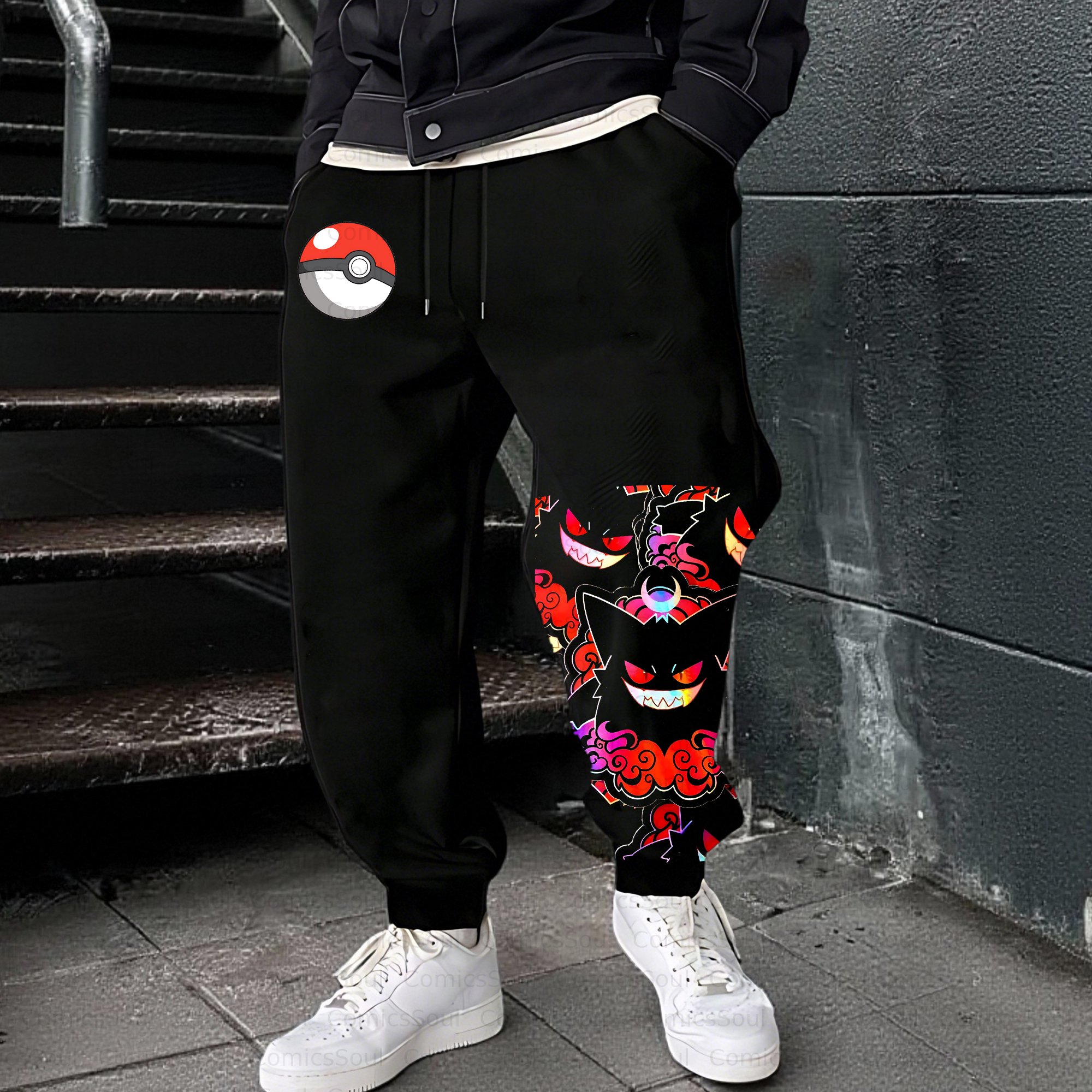 Unisex Casual Anime Streetwear Pant