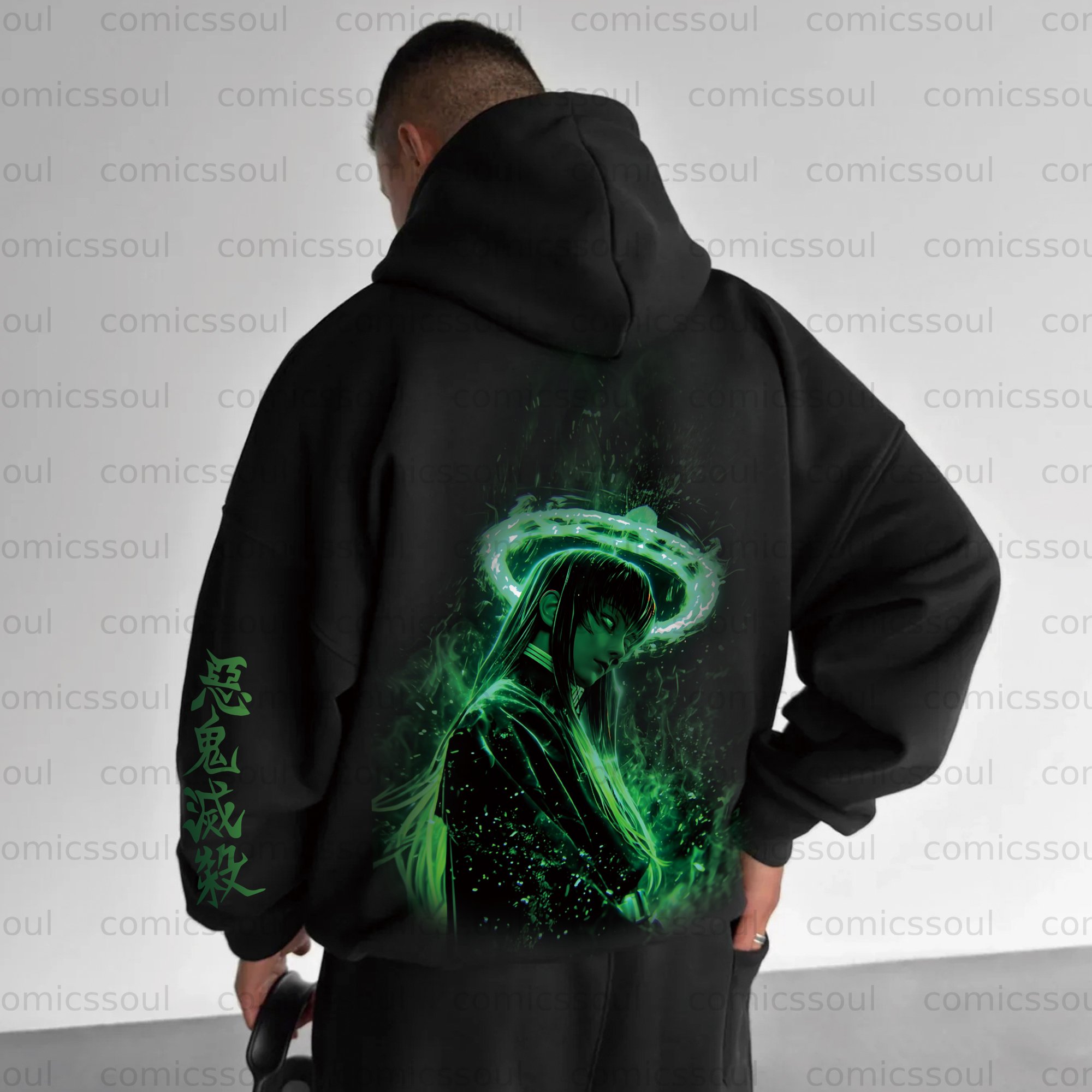 Unisex Anime Graphic Streetwear Vintage Hoodie
