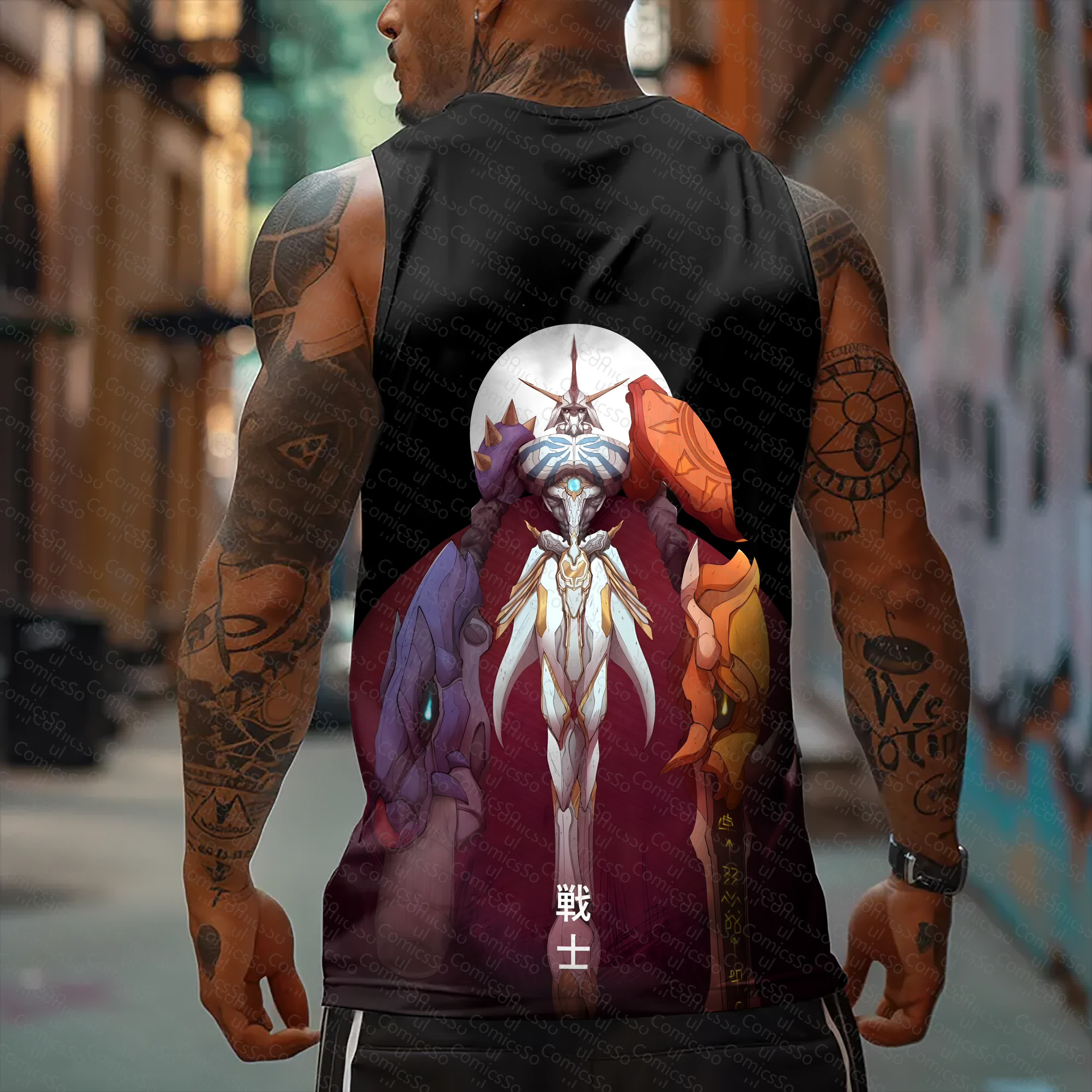 Unisex  “Comicssoul” Casual Anime  Tank Top