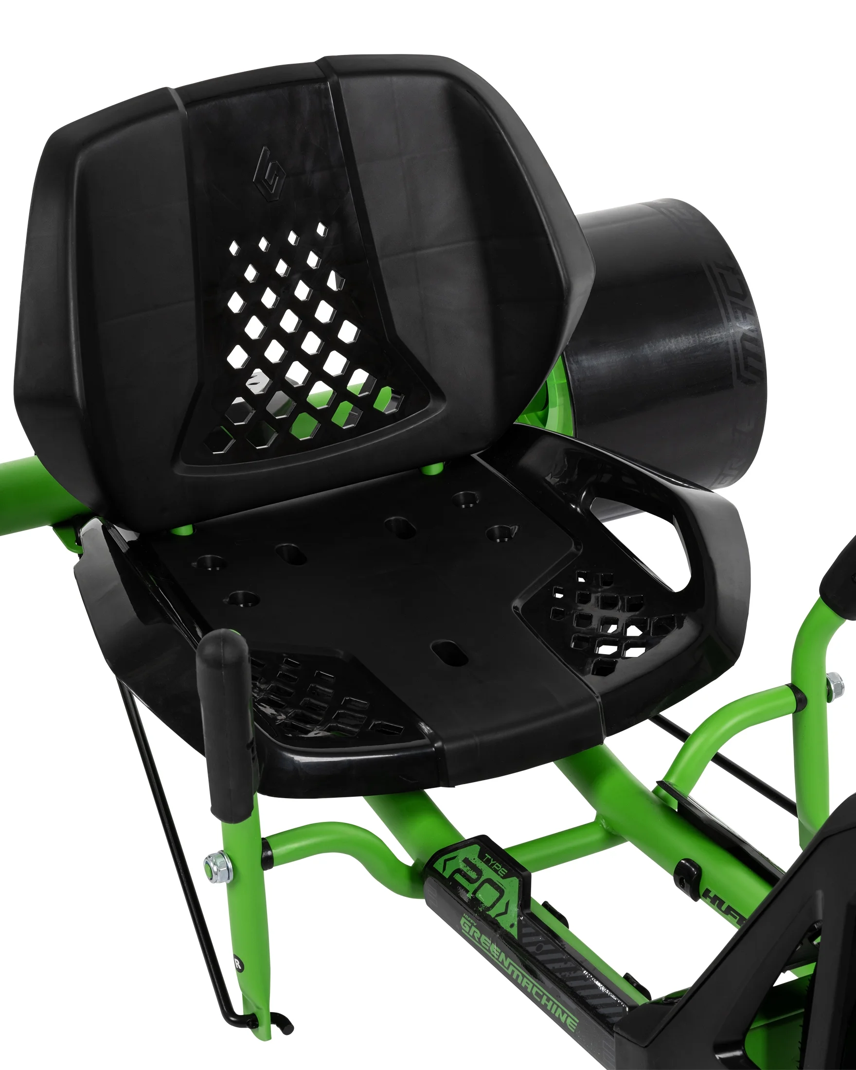 Huffy 20" Green Machine Drift Trike, Fits Riders Ages 8+ Years, Drift and Spin, Green/Black, Unisex, Kids - Image 2