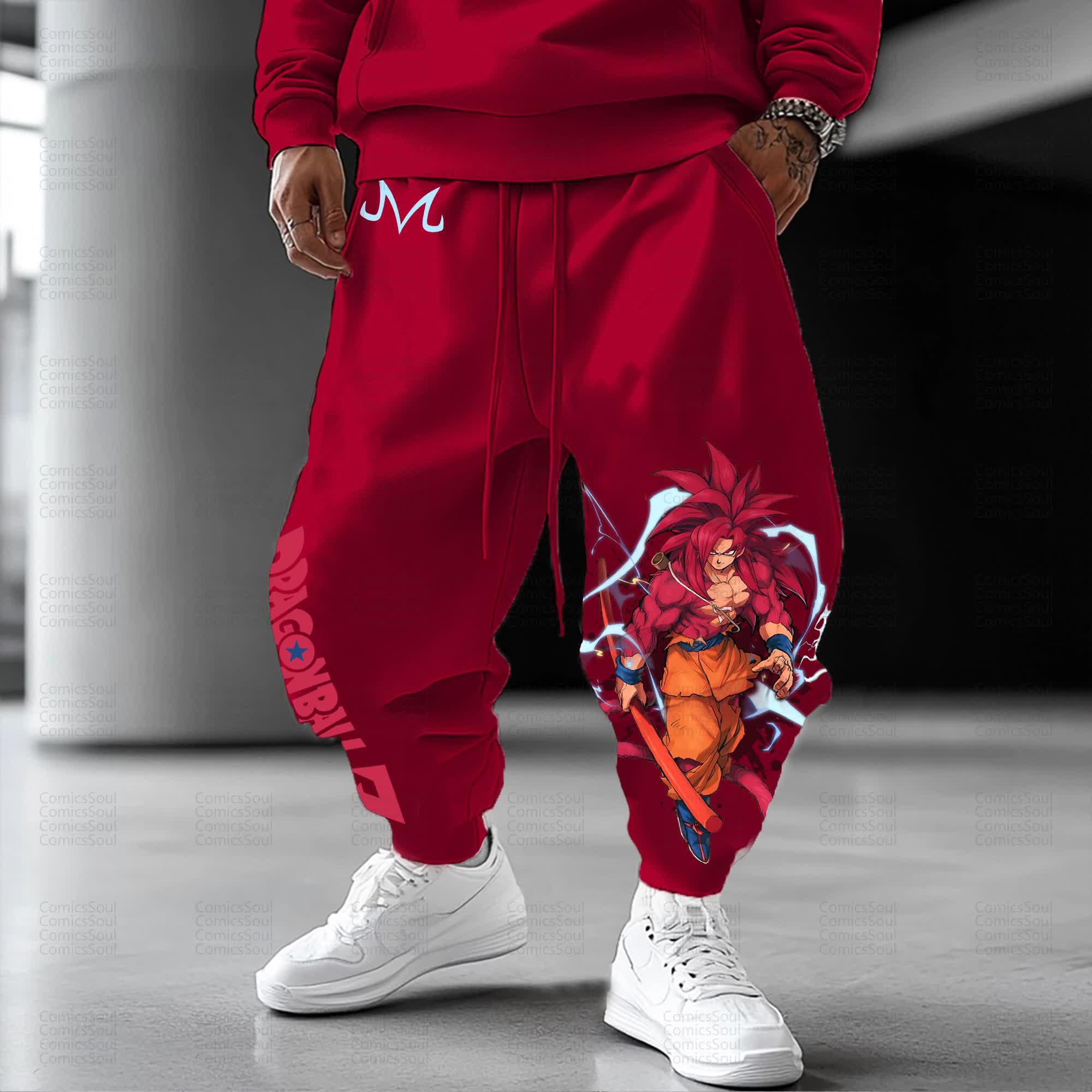 Unisex Anime Inspired Vintage Pants丨Comicssoul