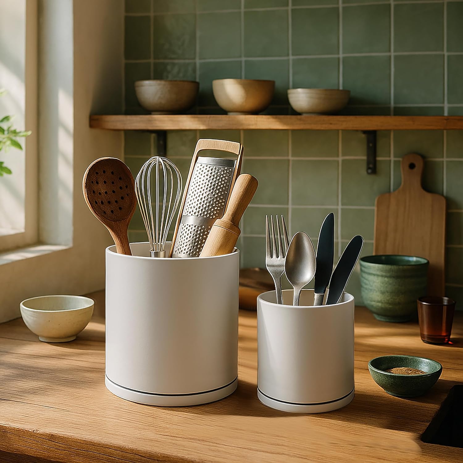 D'vine Dev 360° Rotating Utensil Holder Set – 7.2