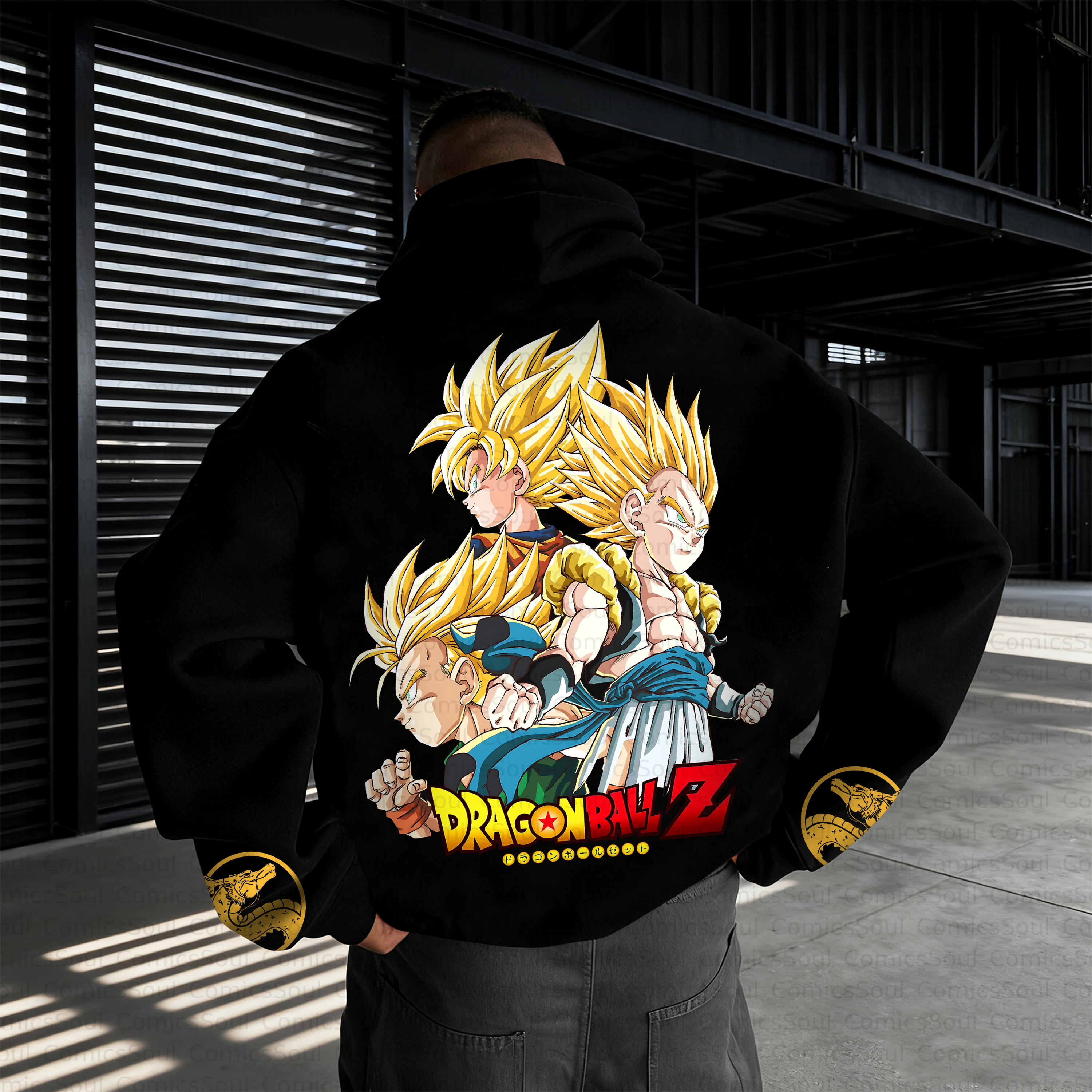 Unisex Anime Inspired Vintage Plush Hoodie