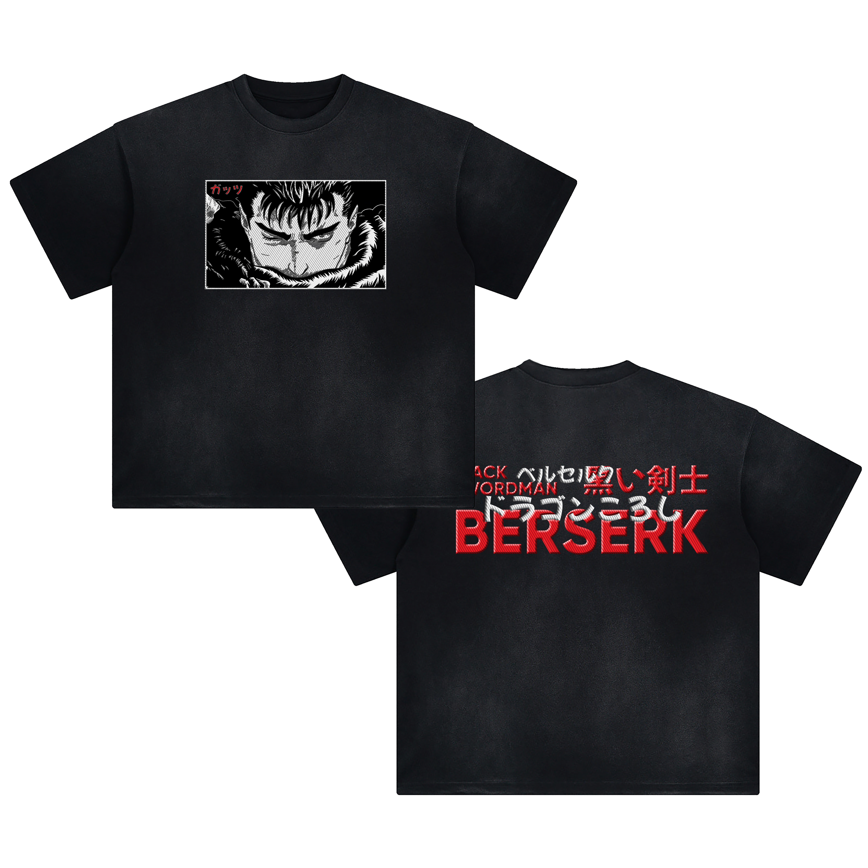 Unisex Anime Inspired Vintage T-Shirt TeeThreads Sustain the Scene with Custom Apparel