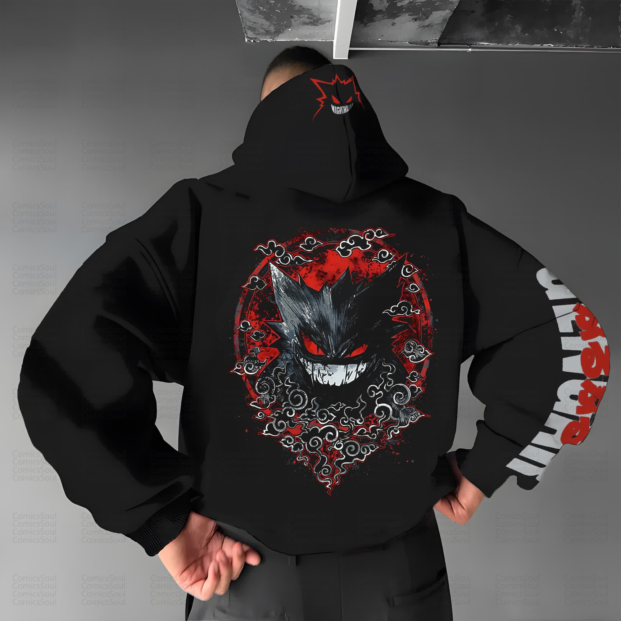 Unisex “Comicssoul” Anime Graphic Streetwear Vintage Hoodie